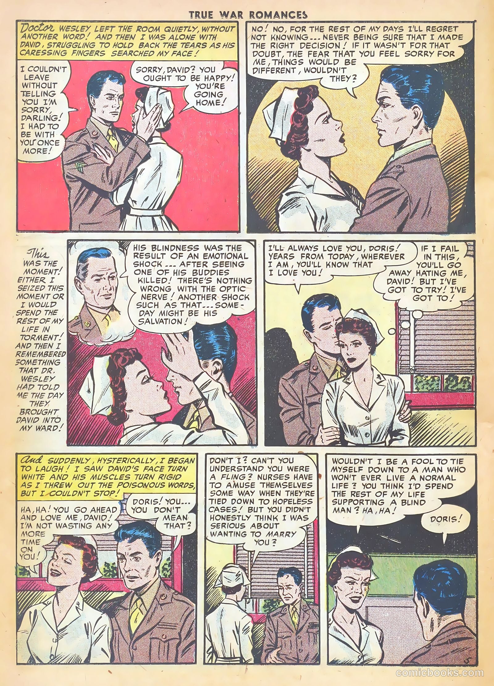 True War Romances #4 (1953) — page 22 of 37