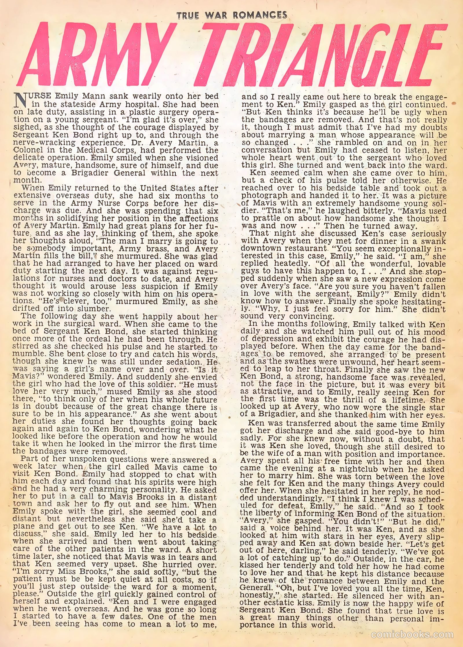 True War Romances #4 (1953) — page 26 of 37