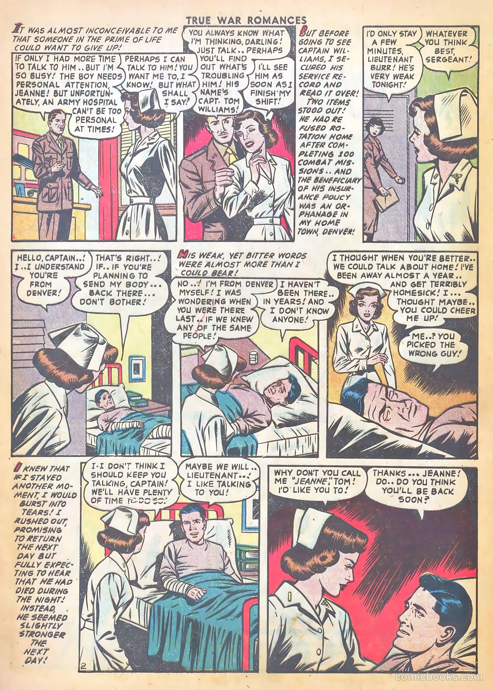 True War Romances #4 (1953) — page 28 of 37