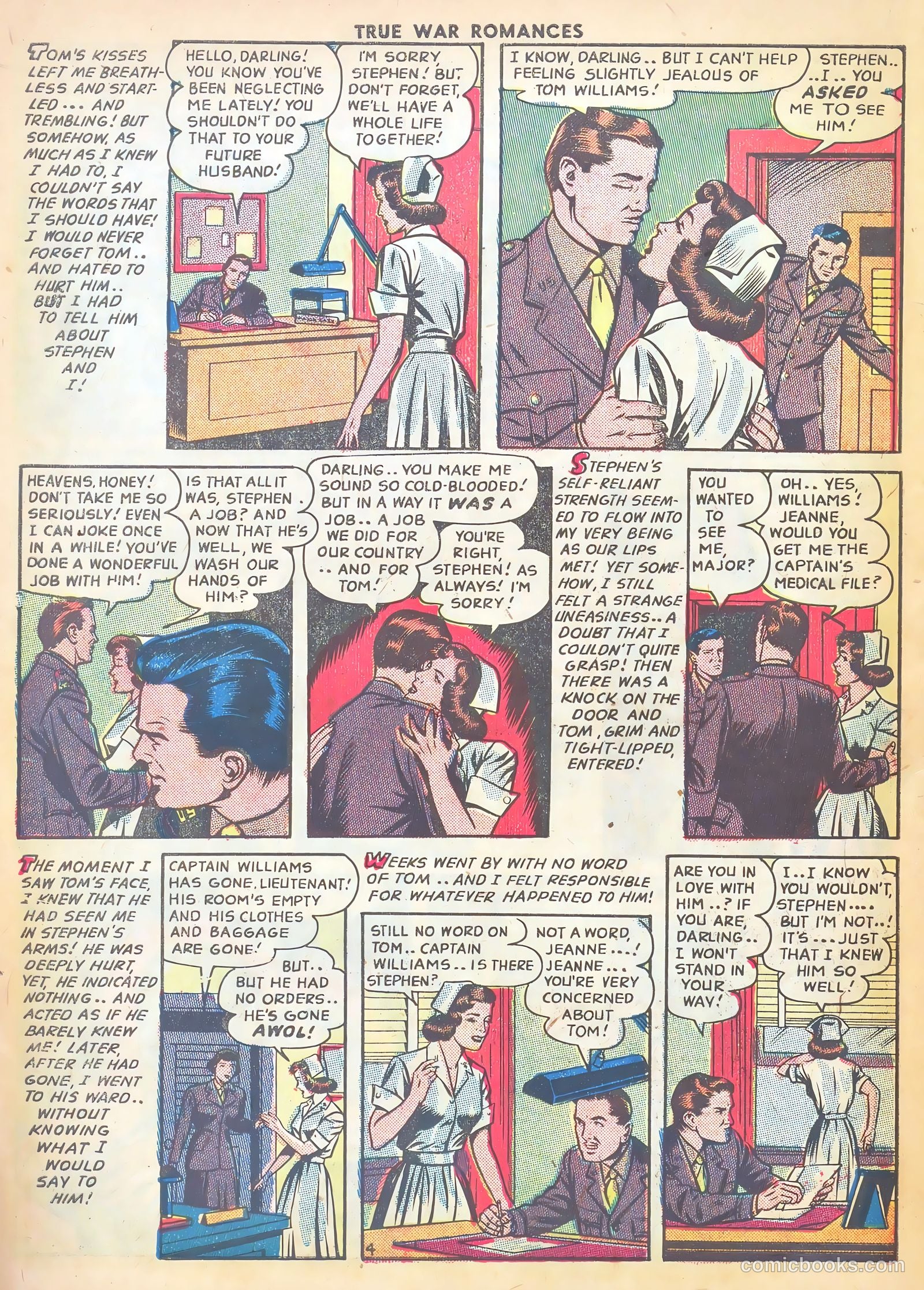 True War Romances #4 (1953) — page 30 of 37