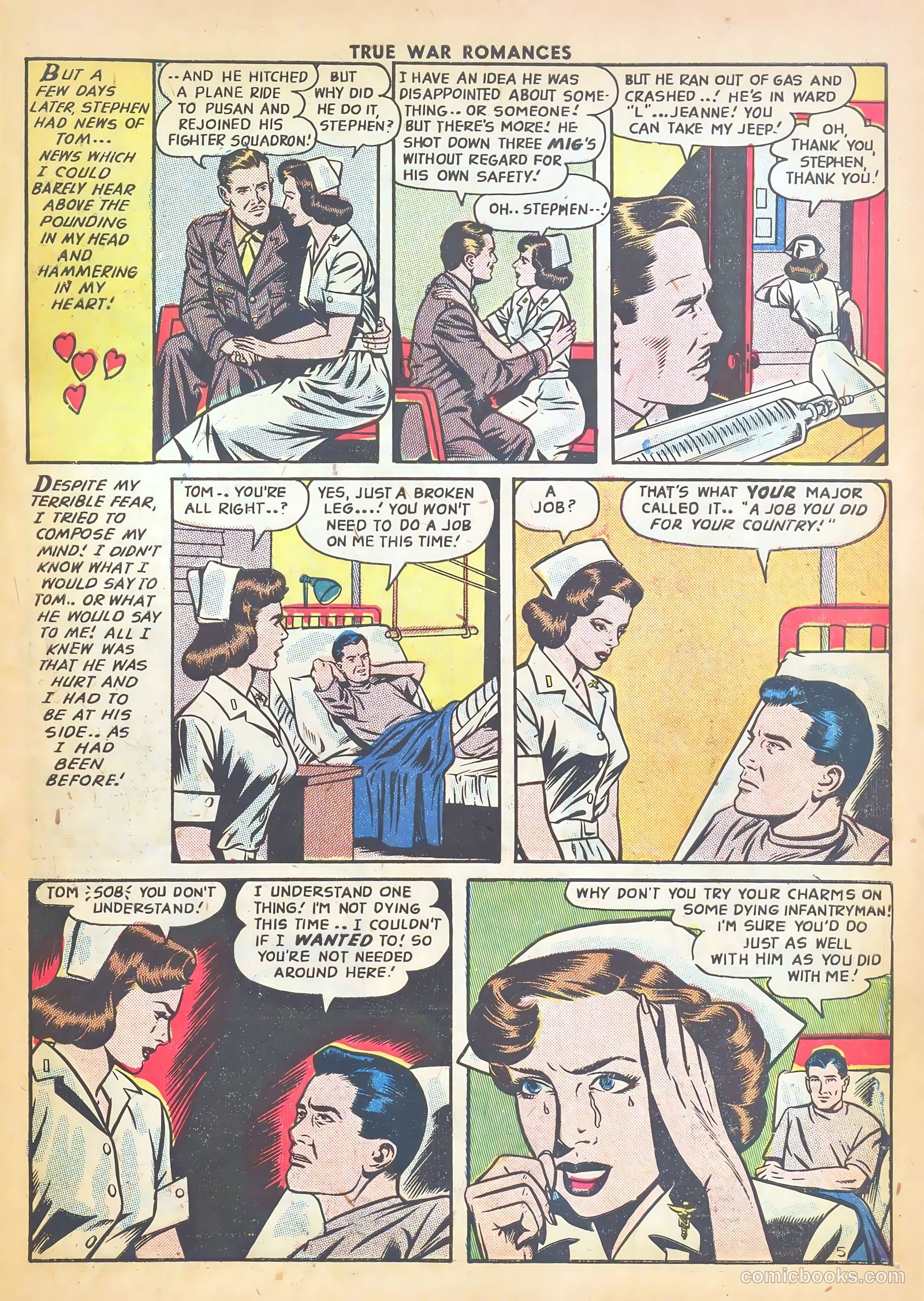 True War Romances #4 (1953) — page 31 of 37