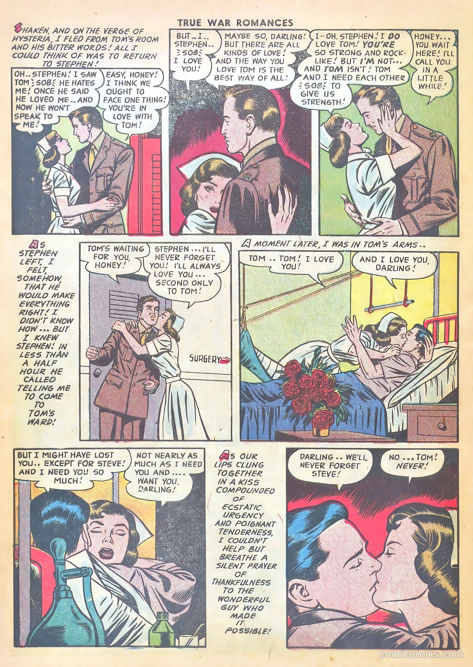 True War Romances #4 (1953) — page 32 of 37