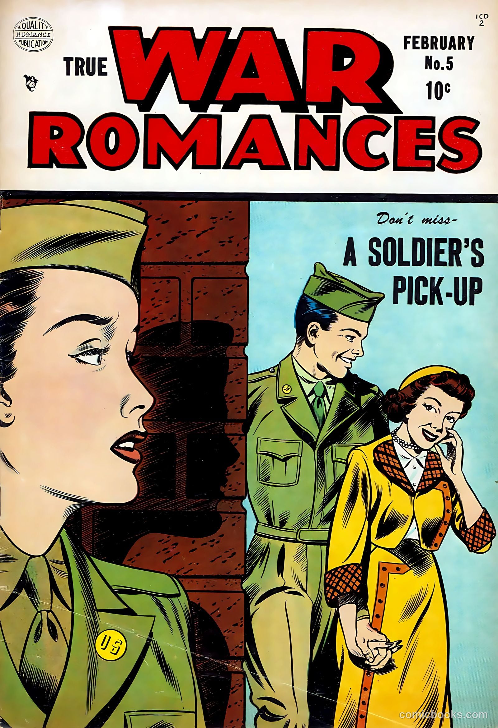 True War Romances #5 cover
