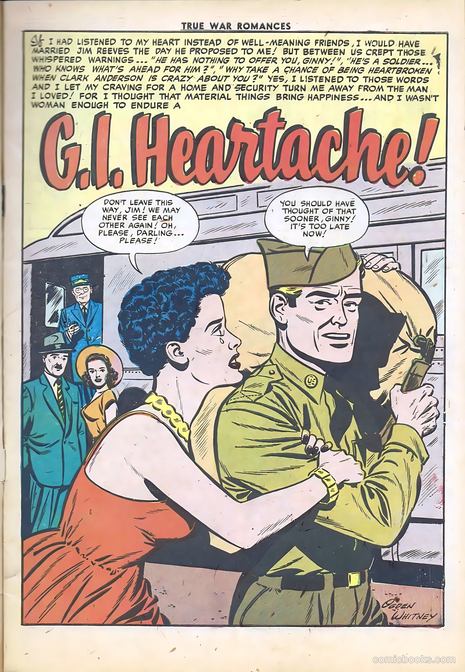 True War Romances #5 (1953) — page 3 of 36