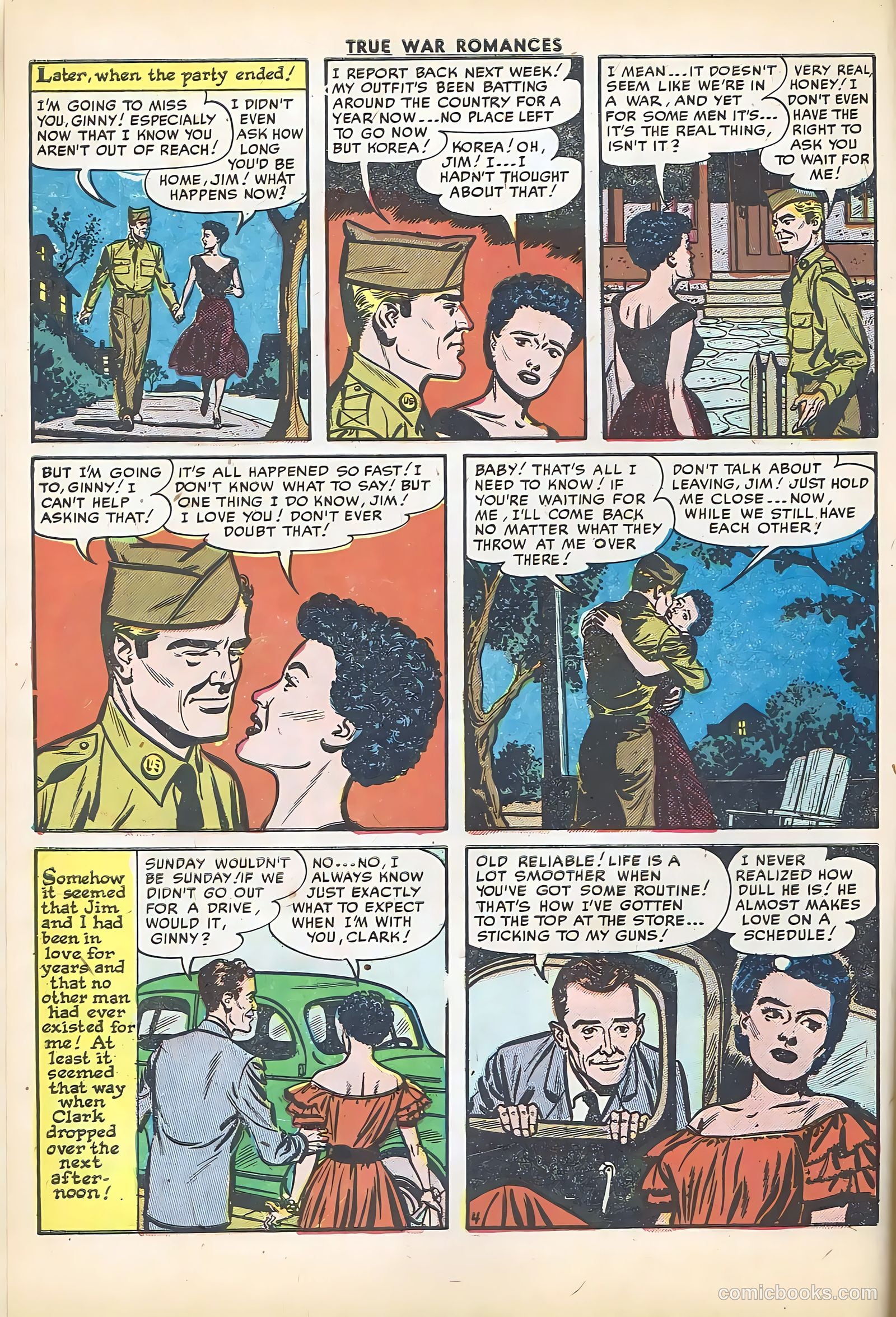 True War Romances #5 (1953) — page 6 of 36