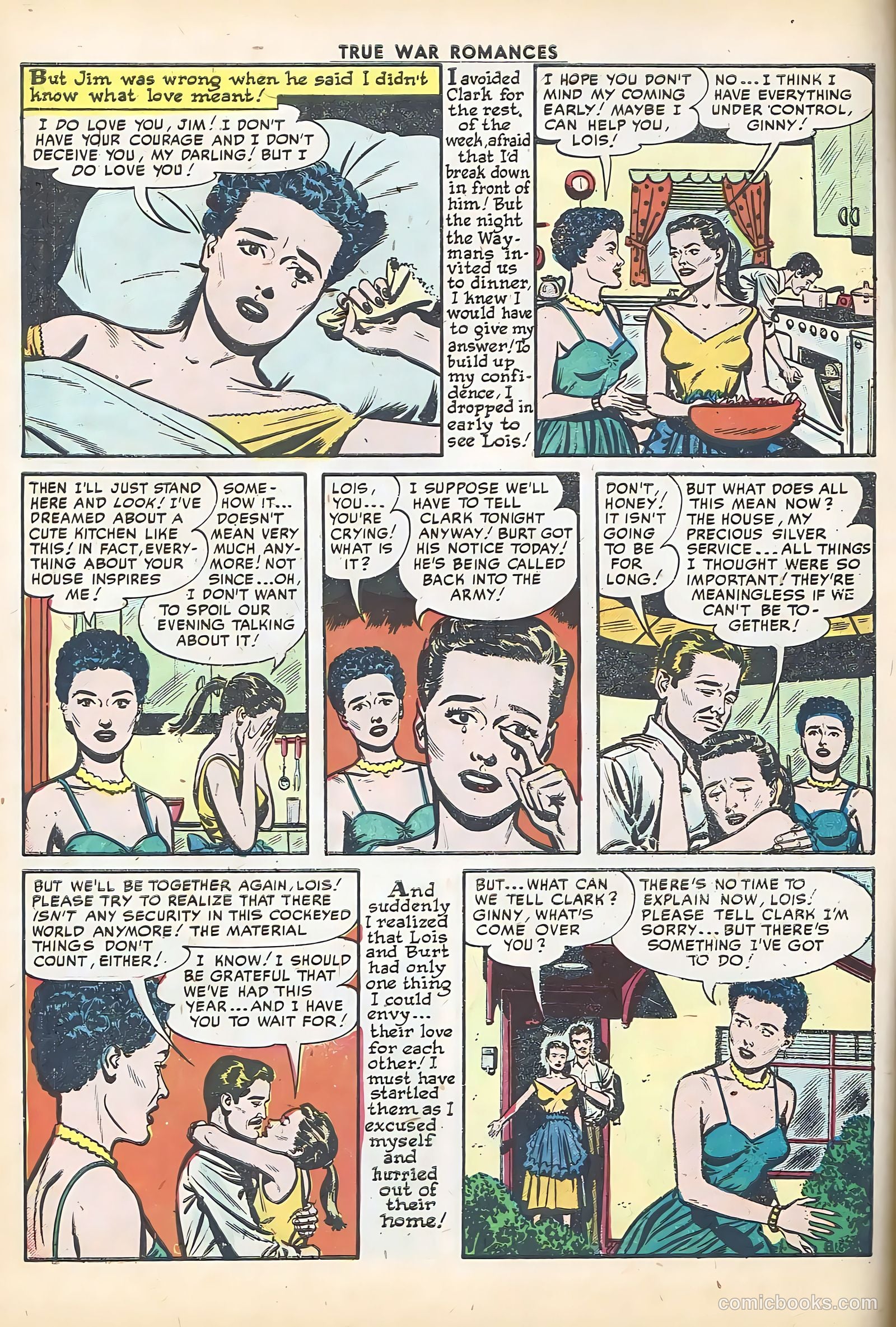 True War Romances #5 (1953) — page 10 of 36