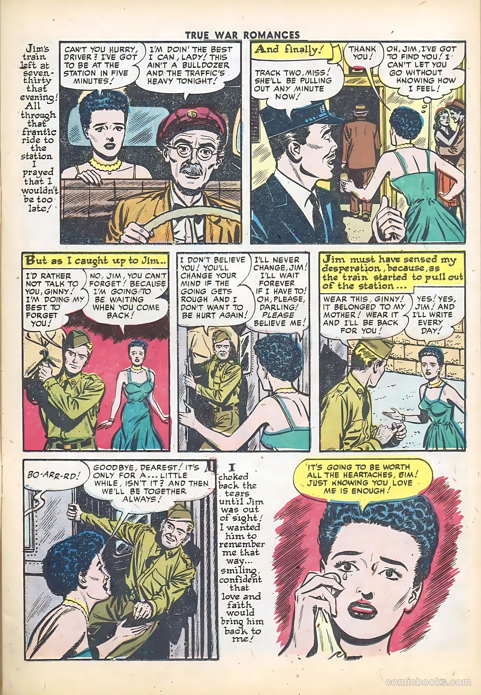 True War Romances #5 (1953) — page 11 of 36