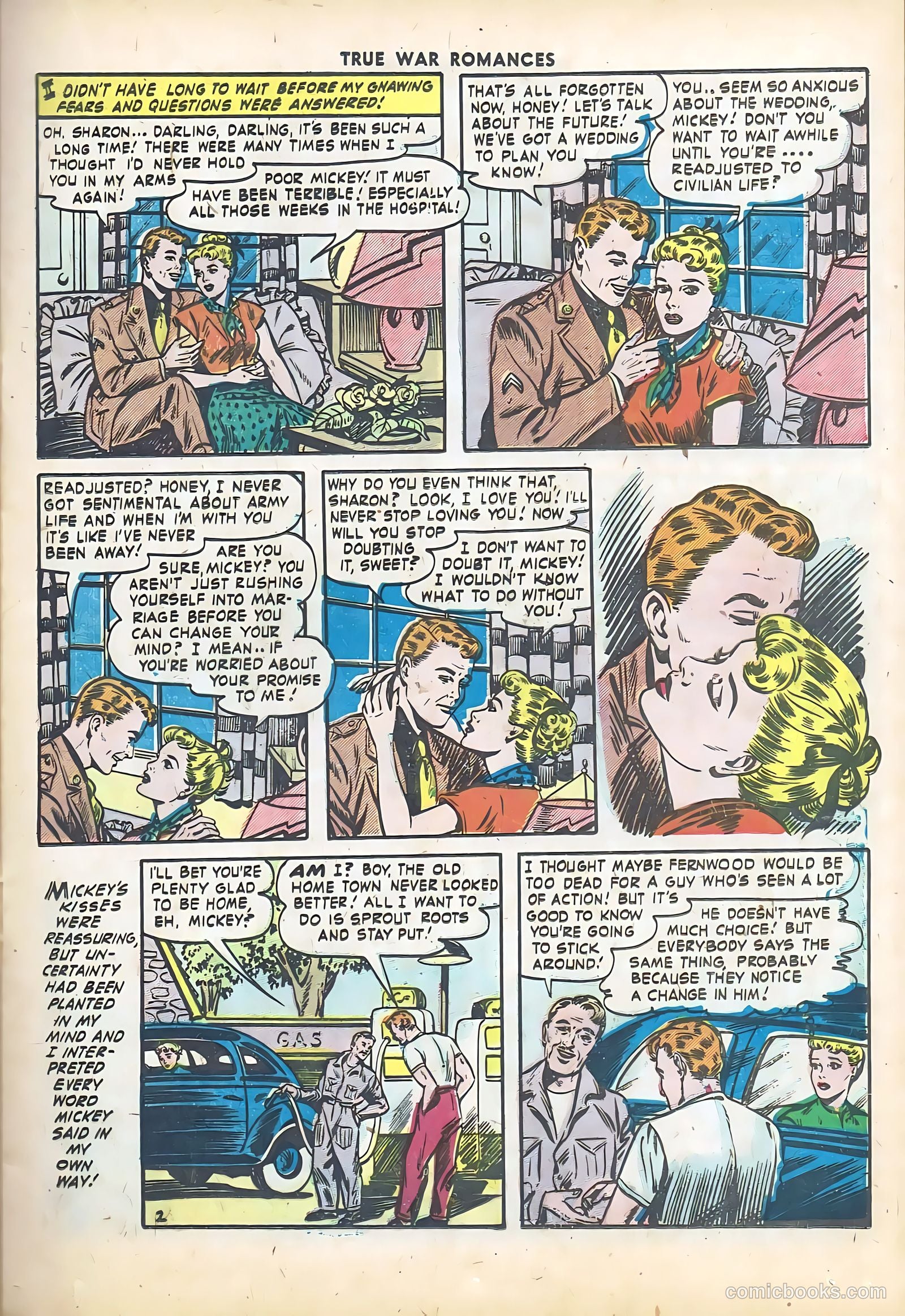 True War Romances #5 (1953) — page 13 of 36