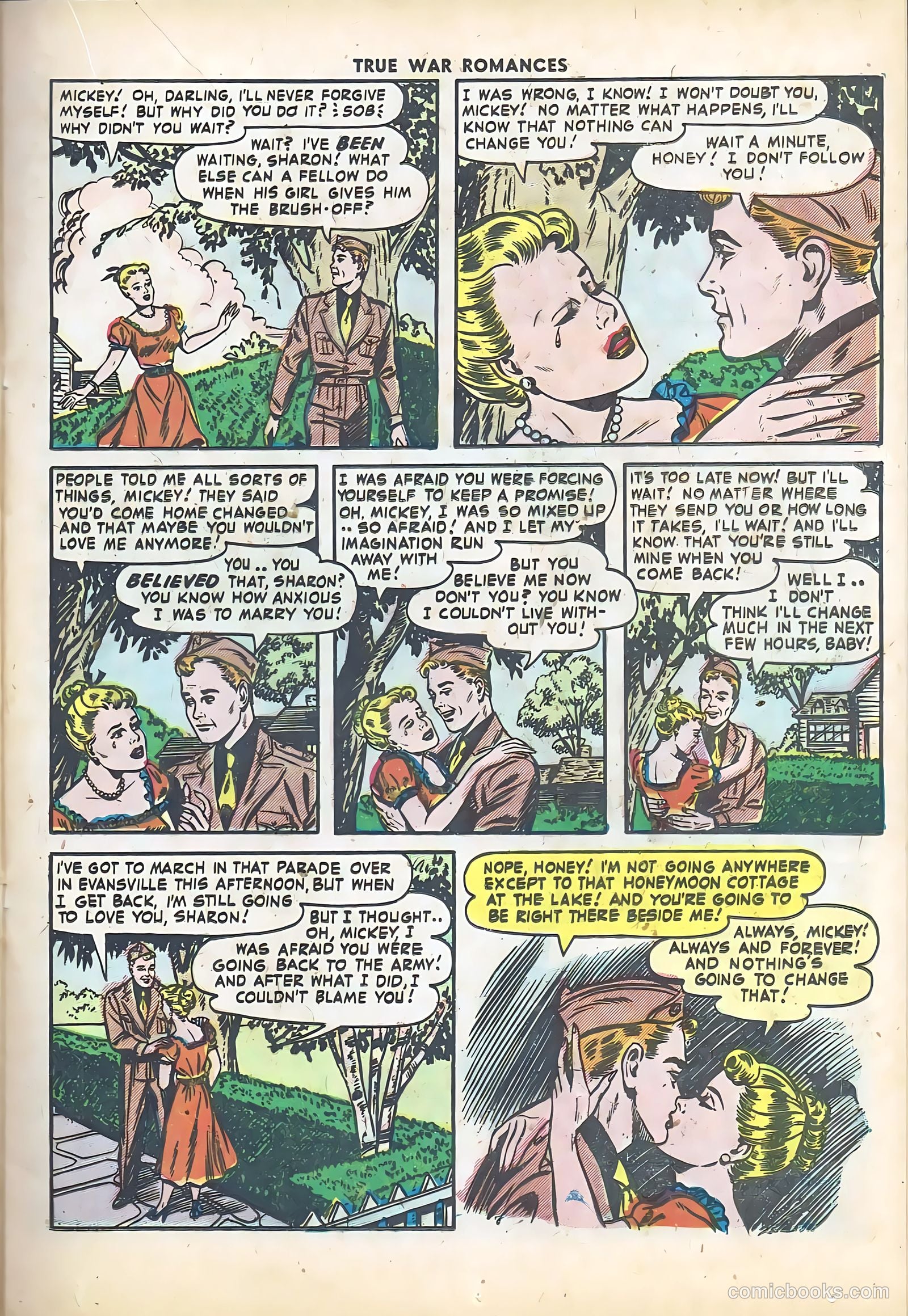 True War Romances #5 (1953) — page 17 of 36