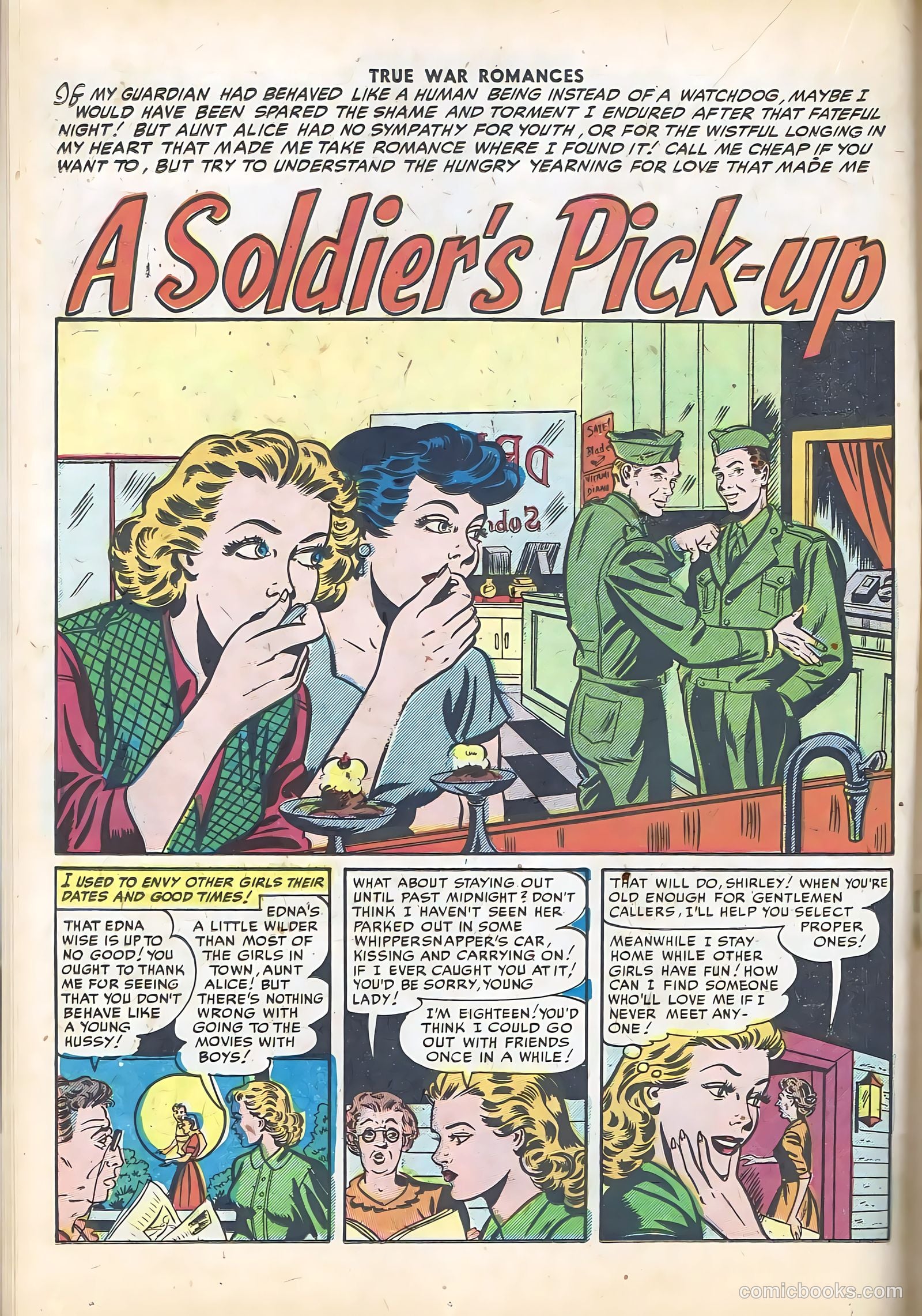True War Romances #5 (1953) — page 18 of 36