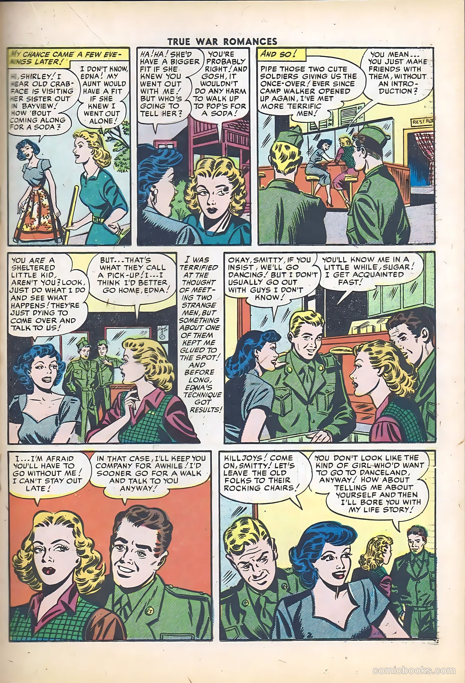 True War Romances #5 (1953) — page 19 of 36