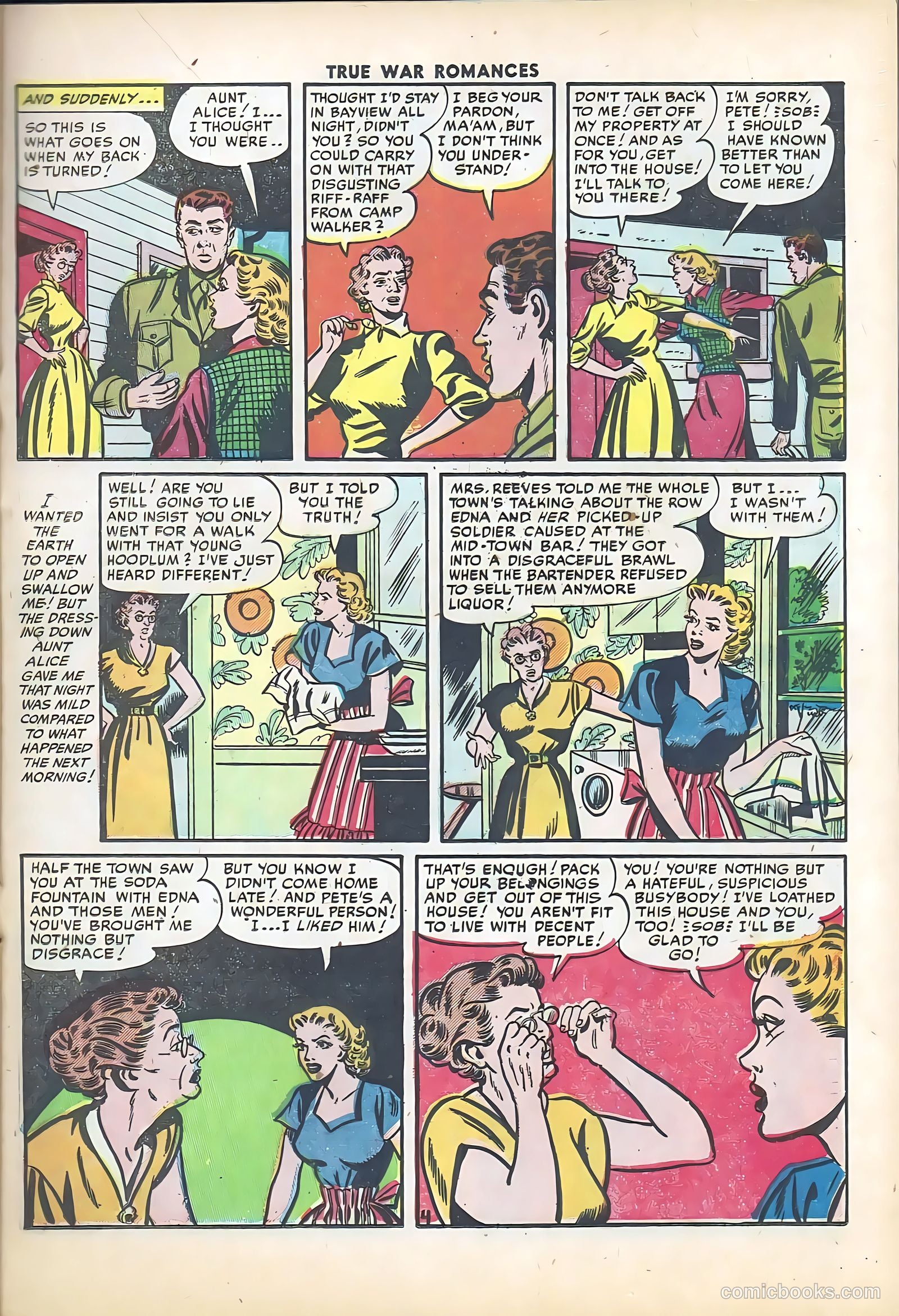 True War Romances #5 (1953) — page 21 of 36