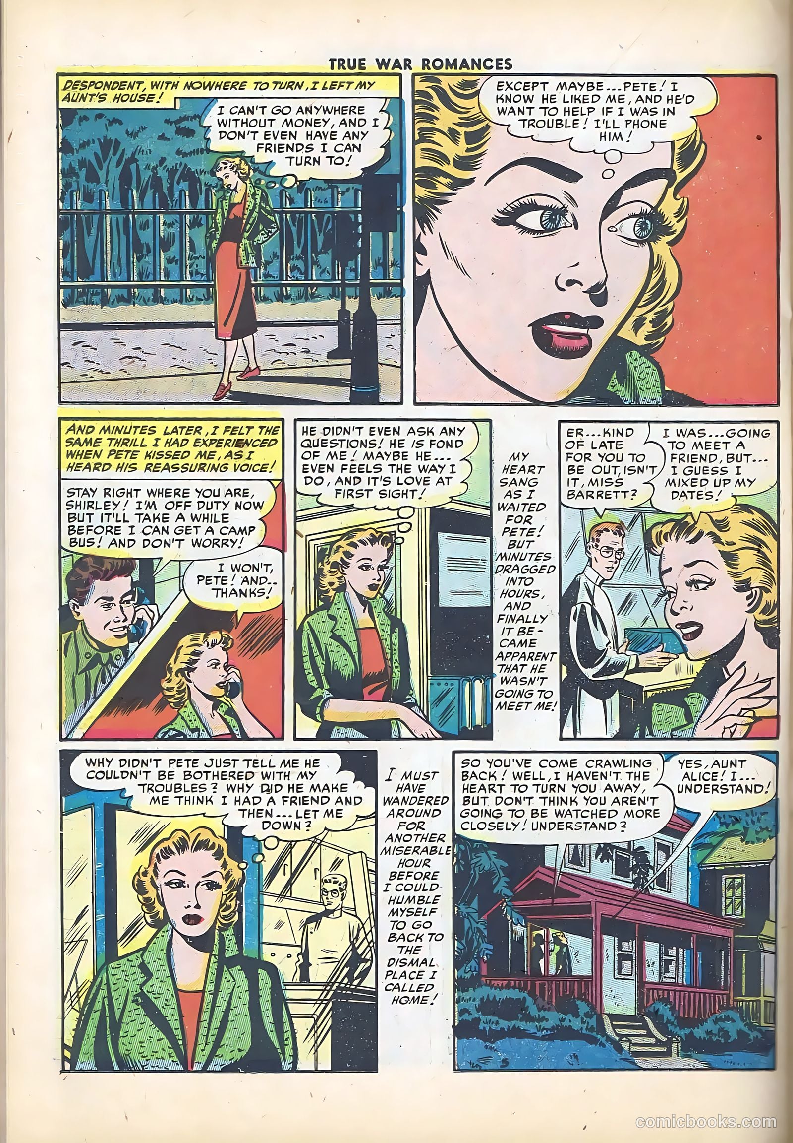 True War Romances #5 (1953) — page 22 of 36