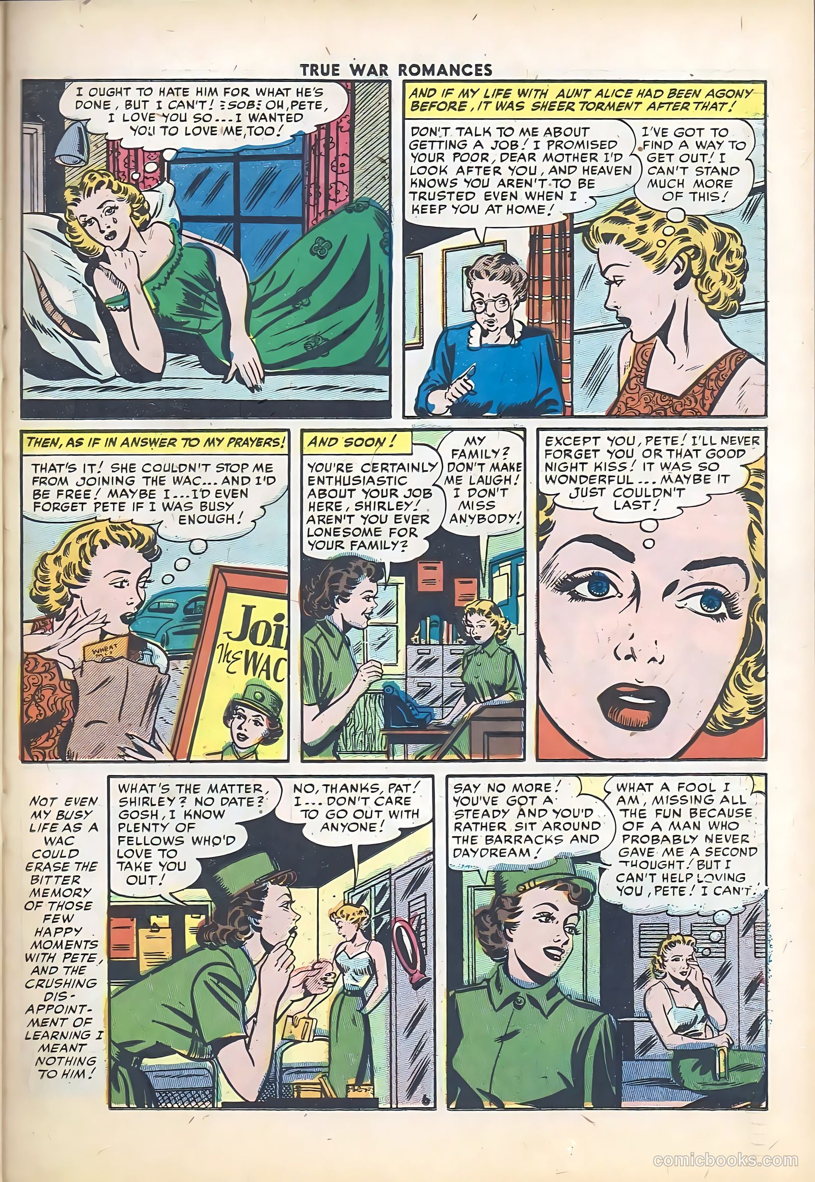 True War Romances #5 (1953) — page 23 of 36