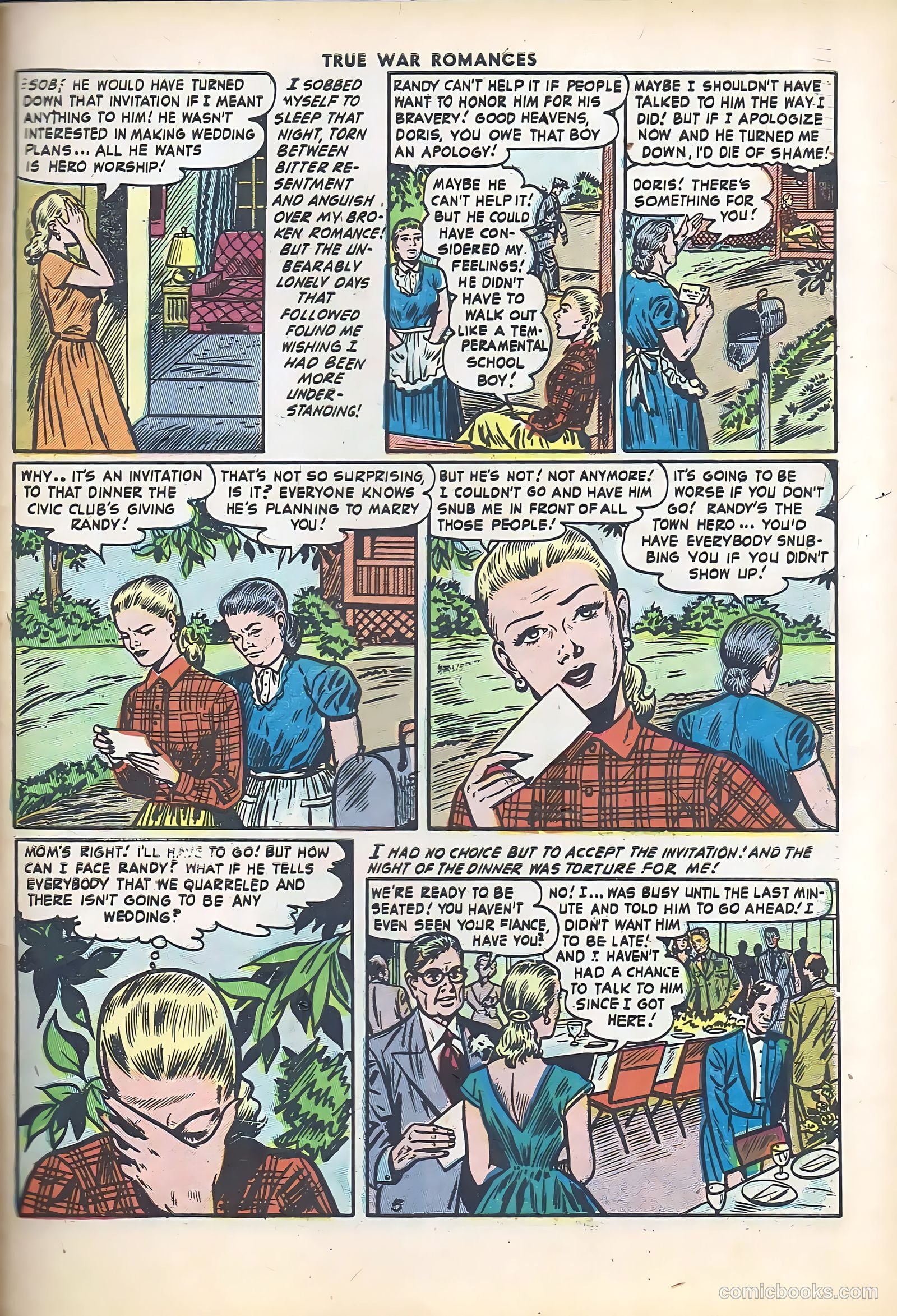 True War Romances #5 (1953) — page 31 of 36