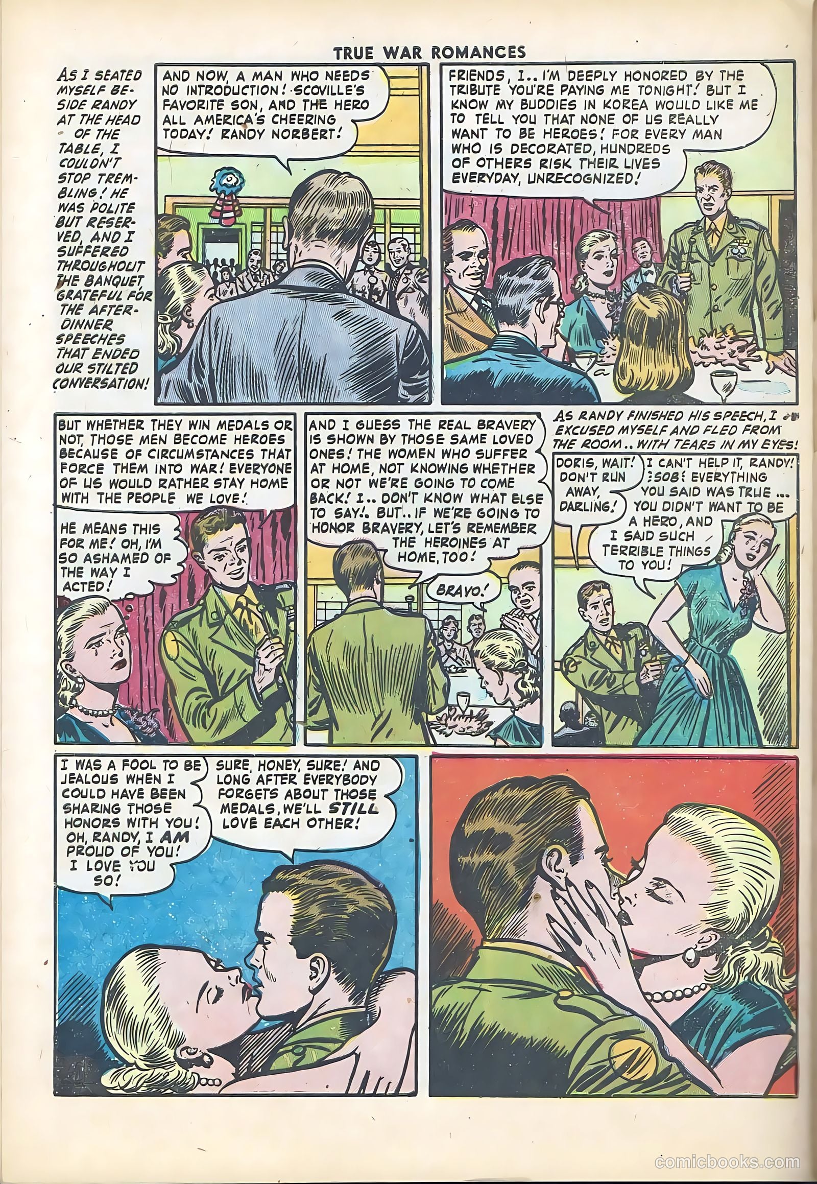True War Romances #5 (1953) — page 32 of 36