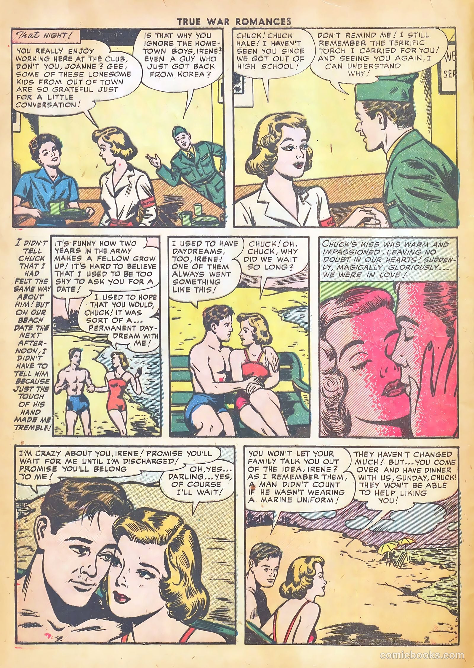 True War Romances #6 (1953) — page 4 of 37