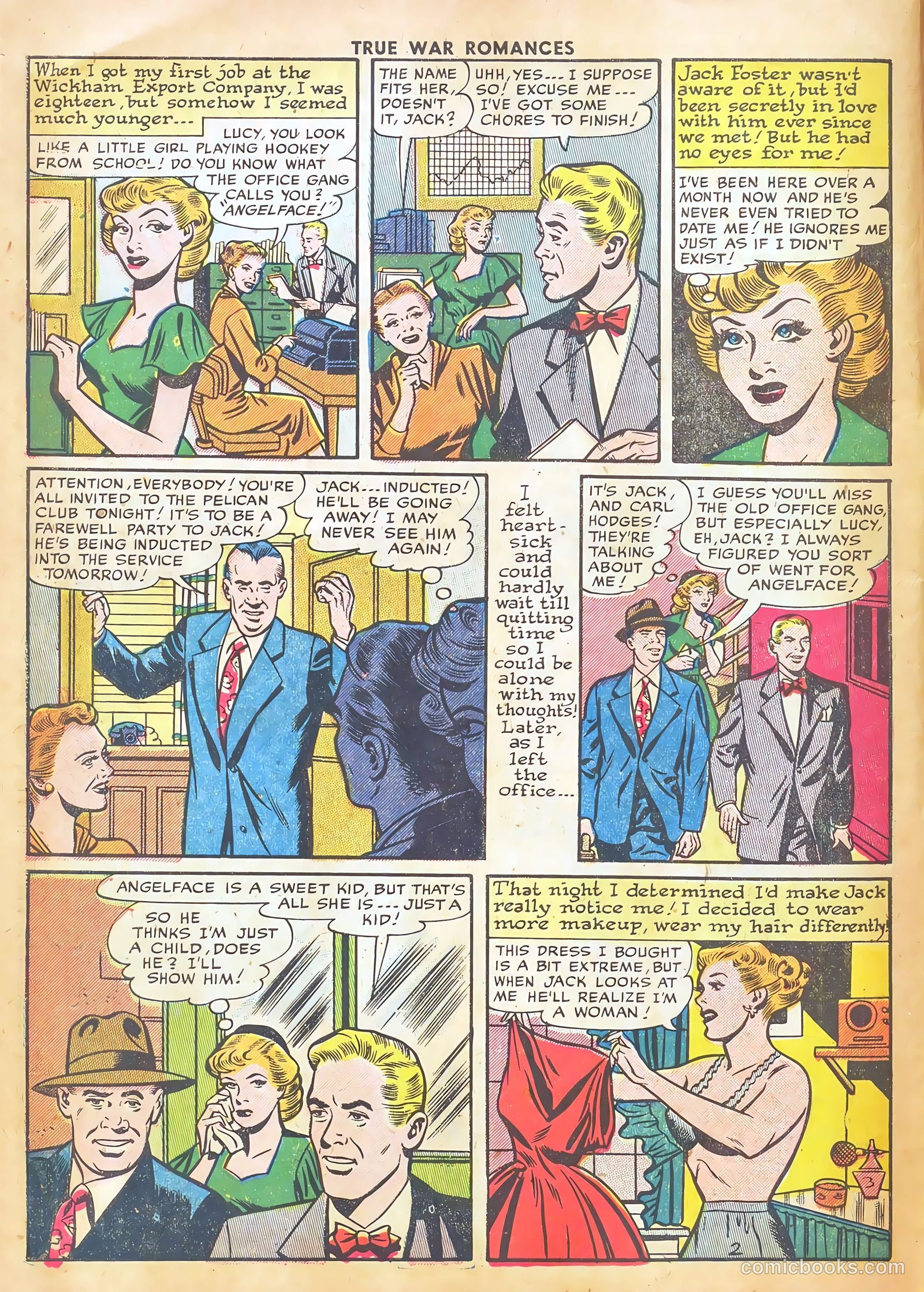 True War Romances #6 (1953) — page 10 of 37