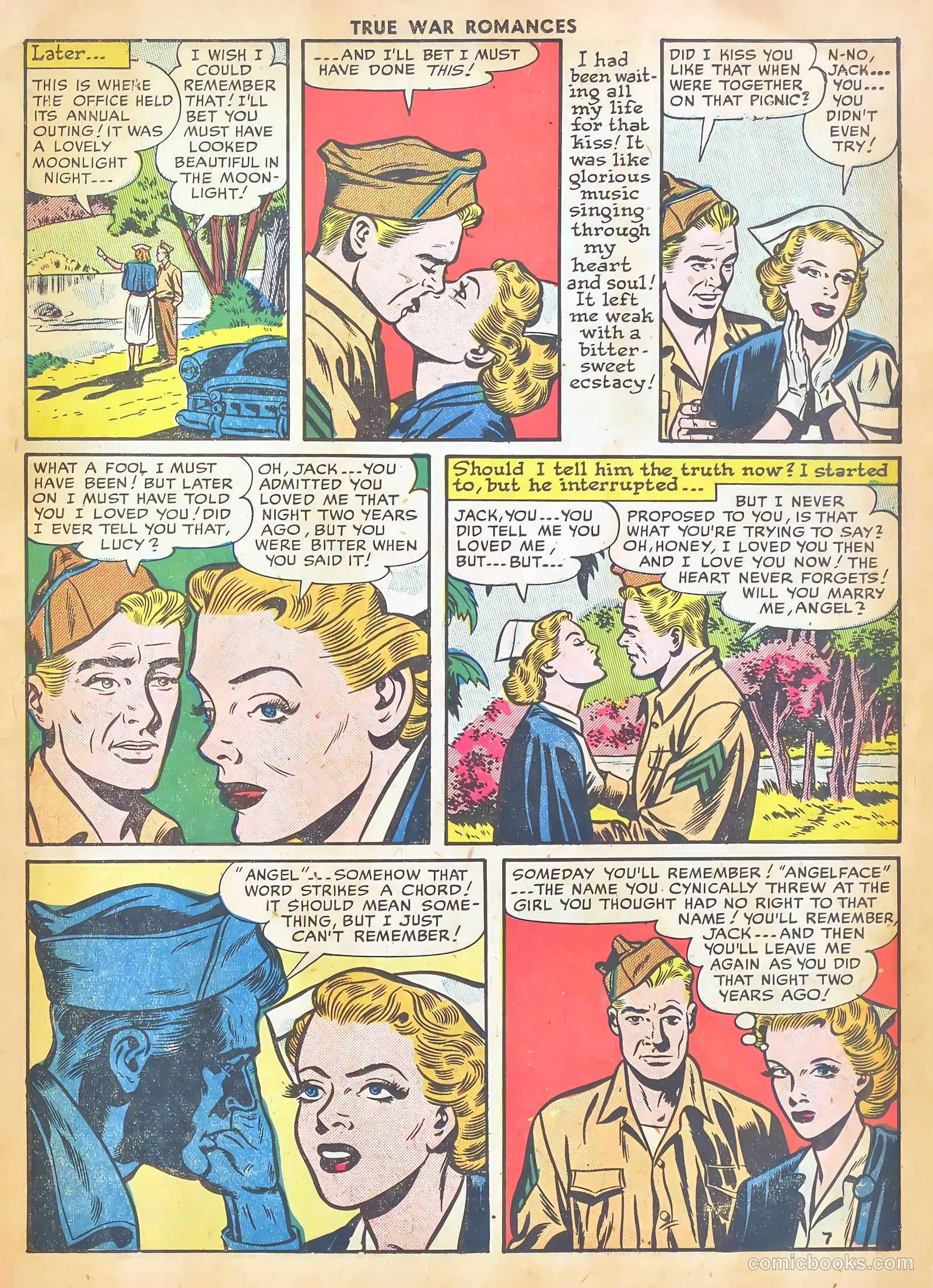 True War Romances #6 (1953) — page 15 of 37