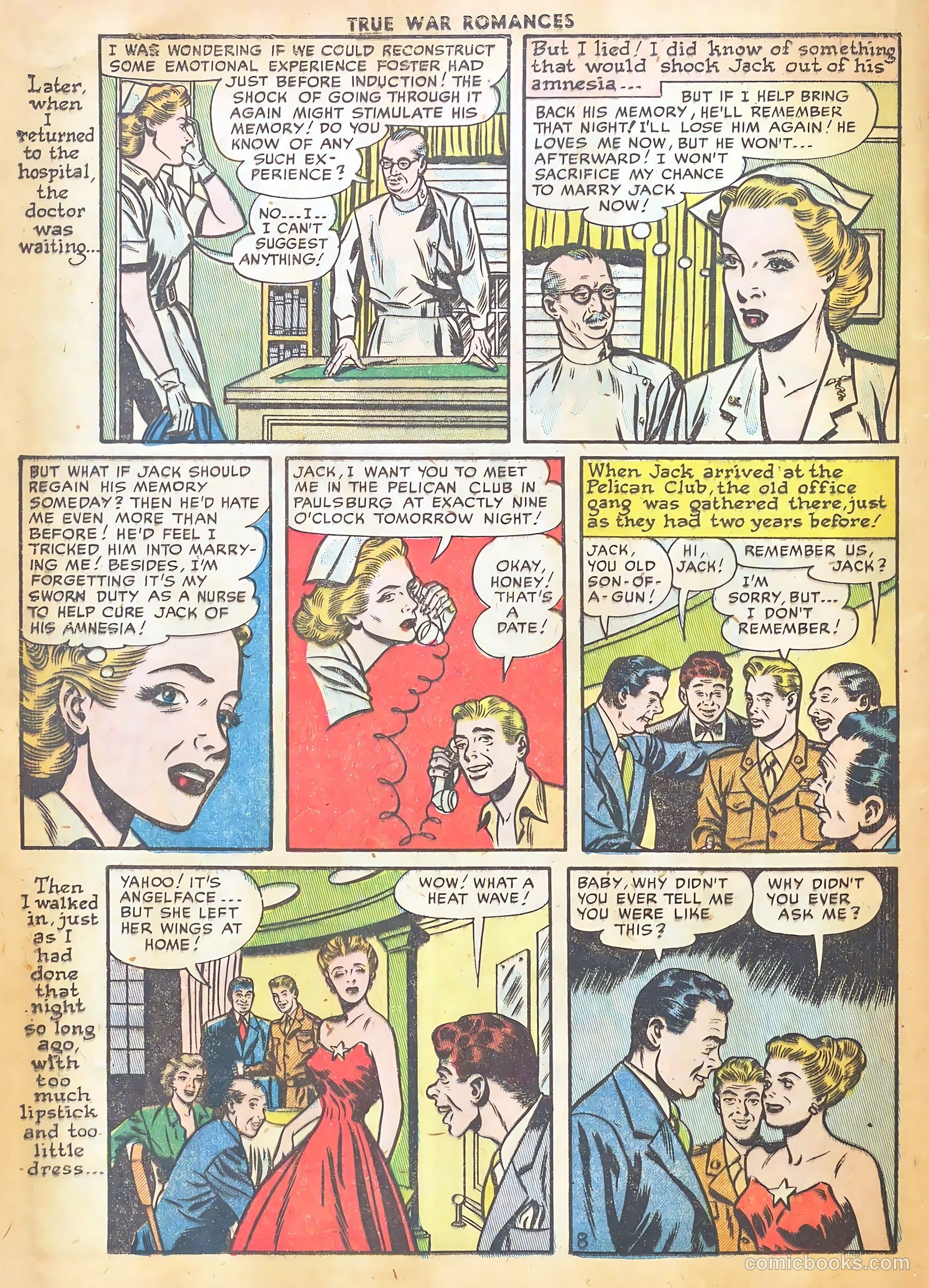 True War Romances #6 (1953) — page 16 of 37