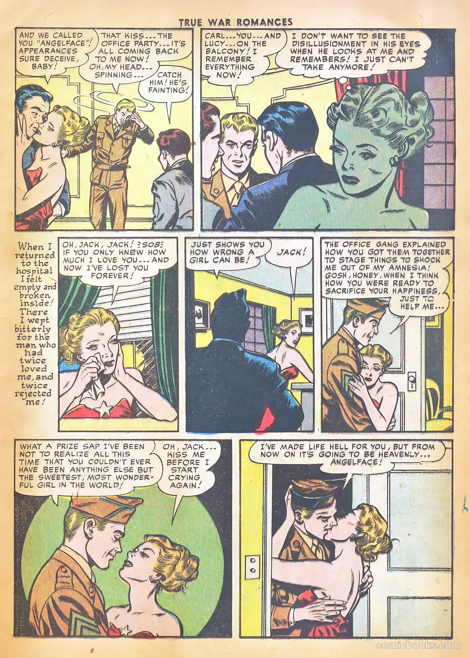 True War Romances #6 (1953) — page 17 of 37