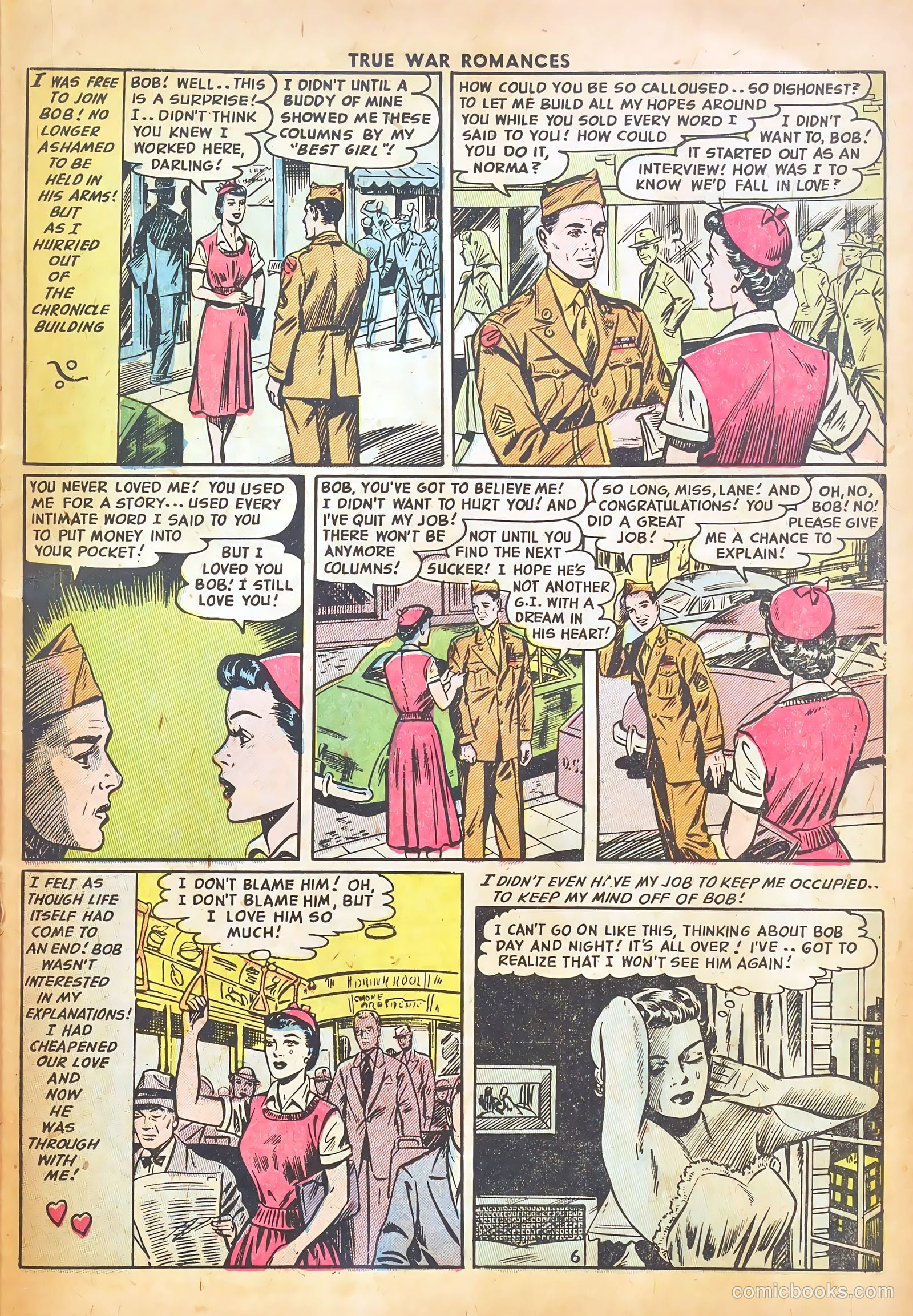 True War Romances #6 (1953) — page 23 of 37