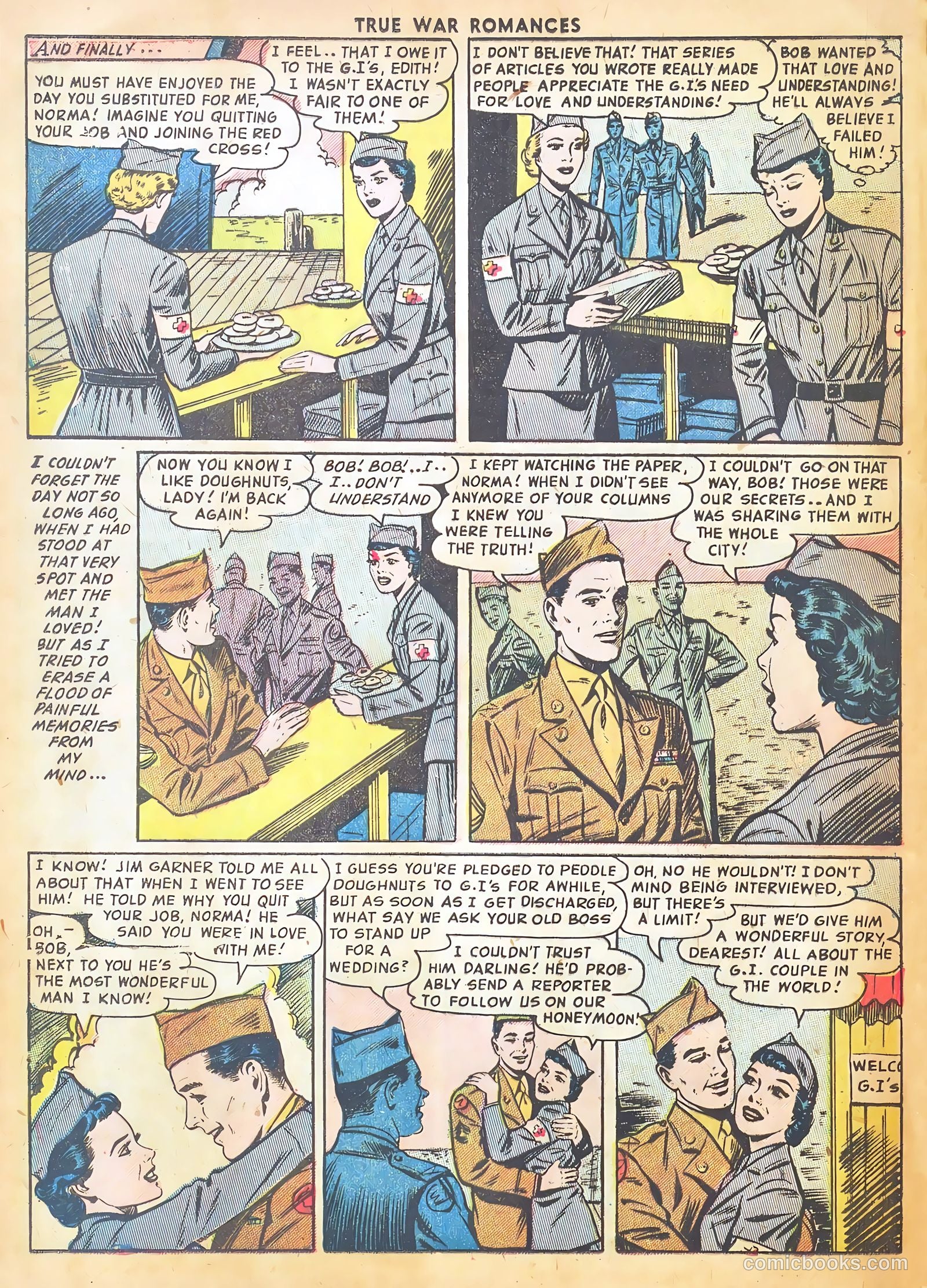 True War Romances #6 (1953) — page 24 of 37