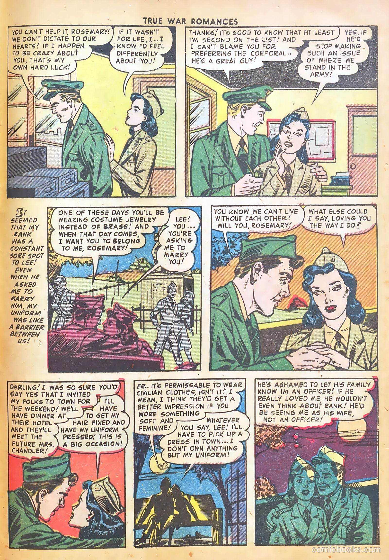 True War Romances #6 (1953) — page 29 of 37