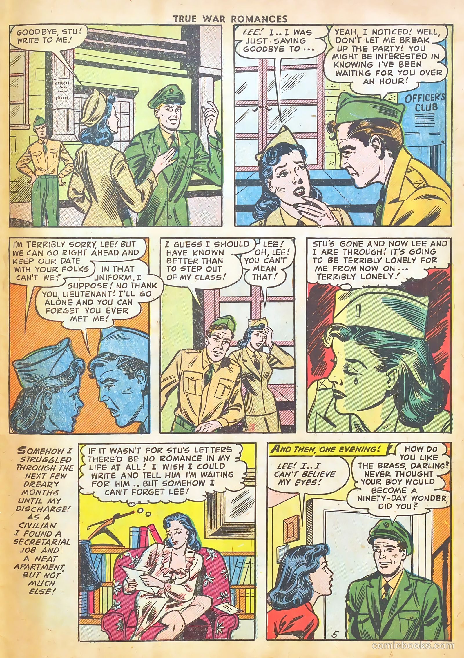 True War Romances #6 (1953) — page 31 of 37