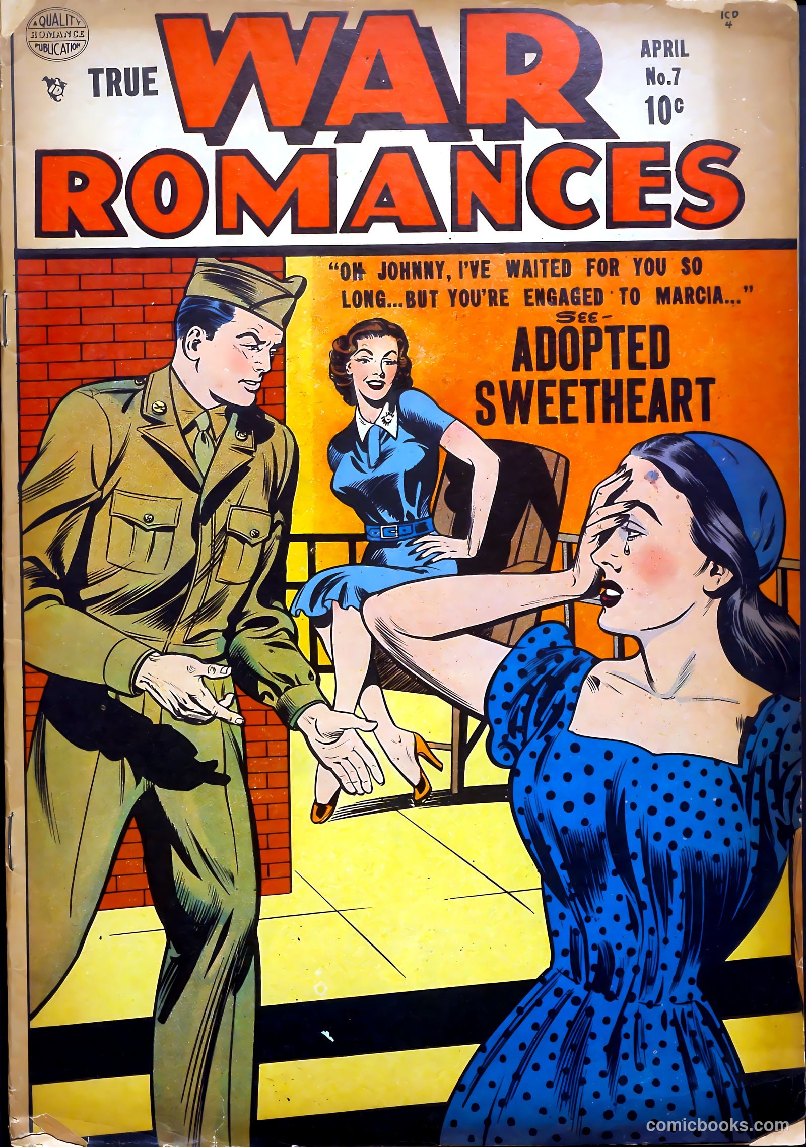True War Romances #7 cover