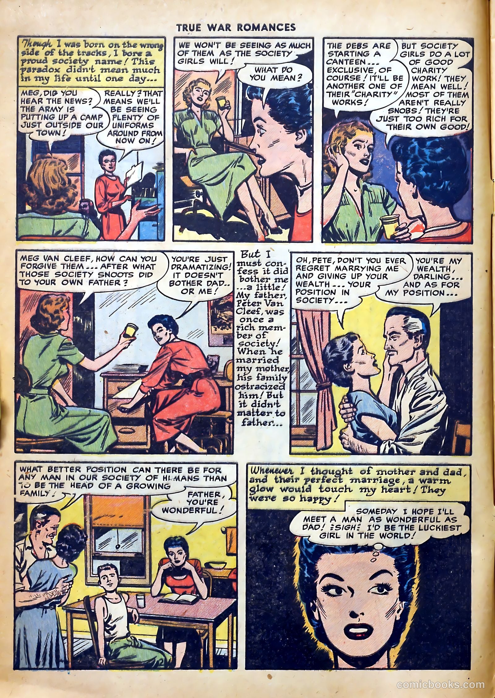 True War Romances #7 (1953) — page 4 of 36