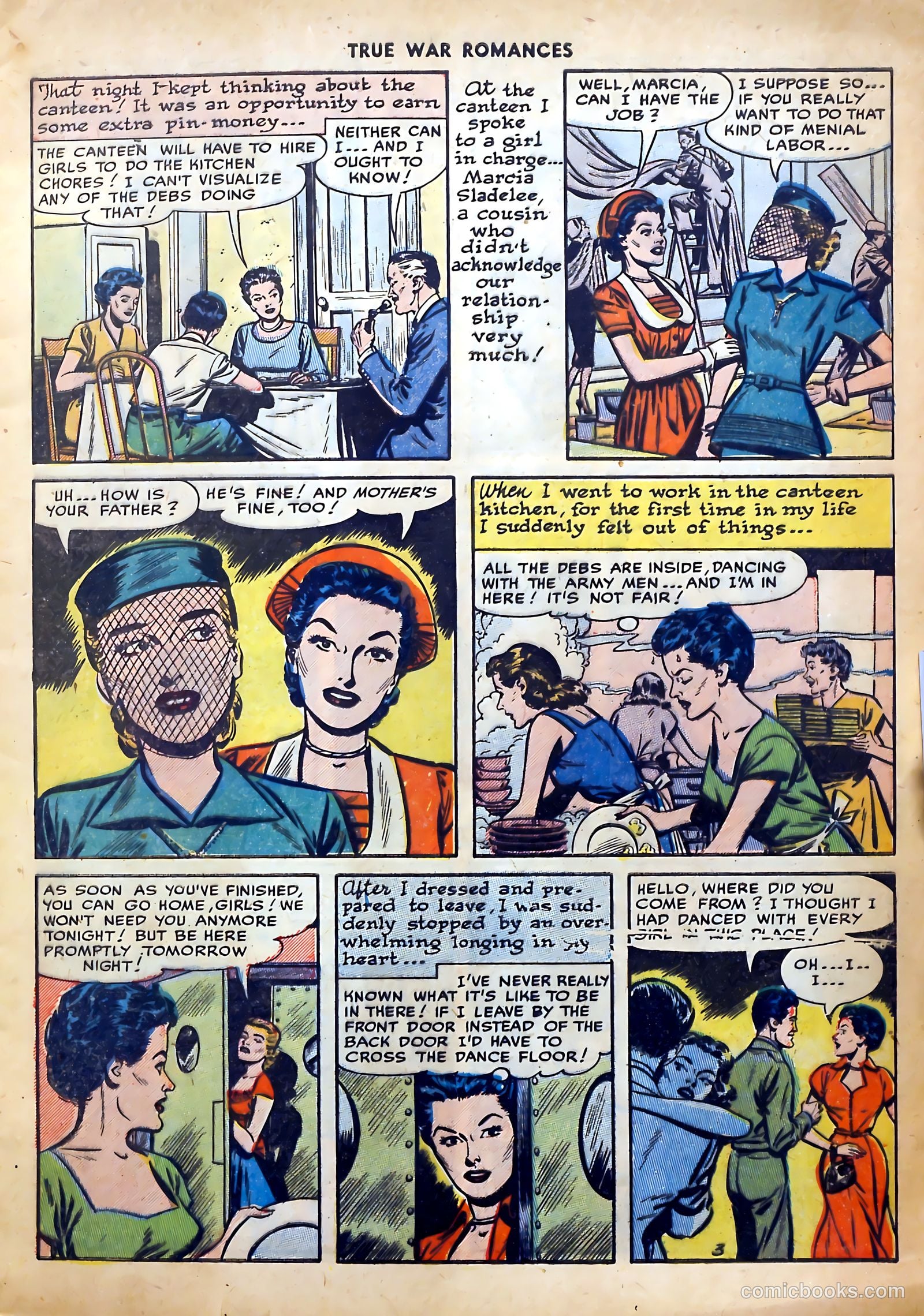 True War Romances #7 (1953) — page 5 of 36