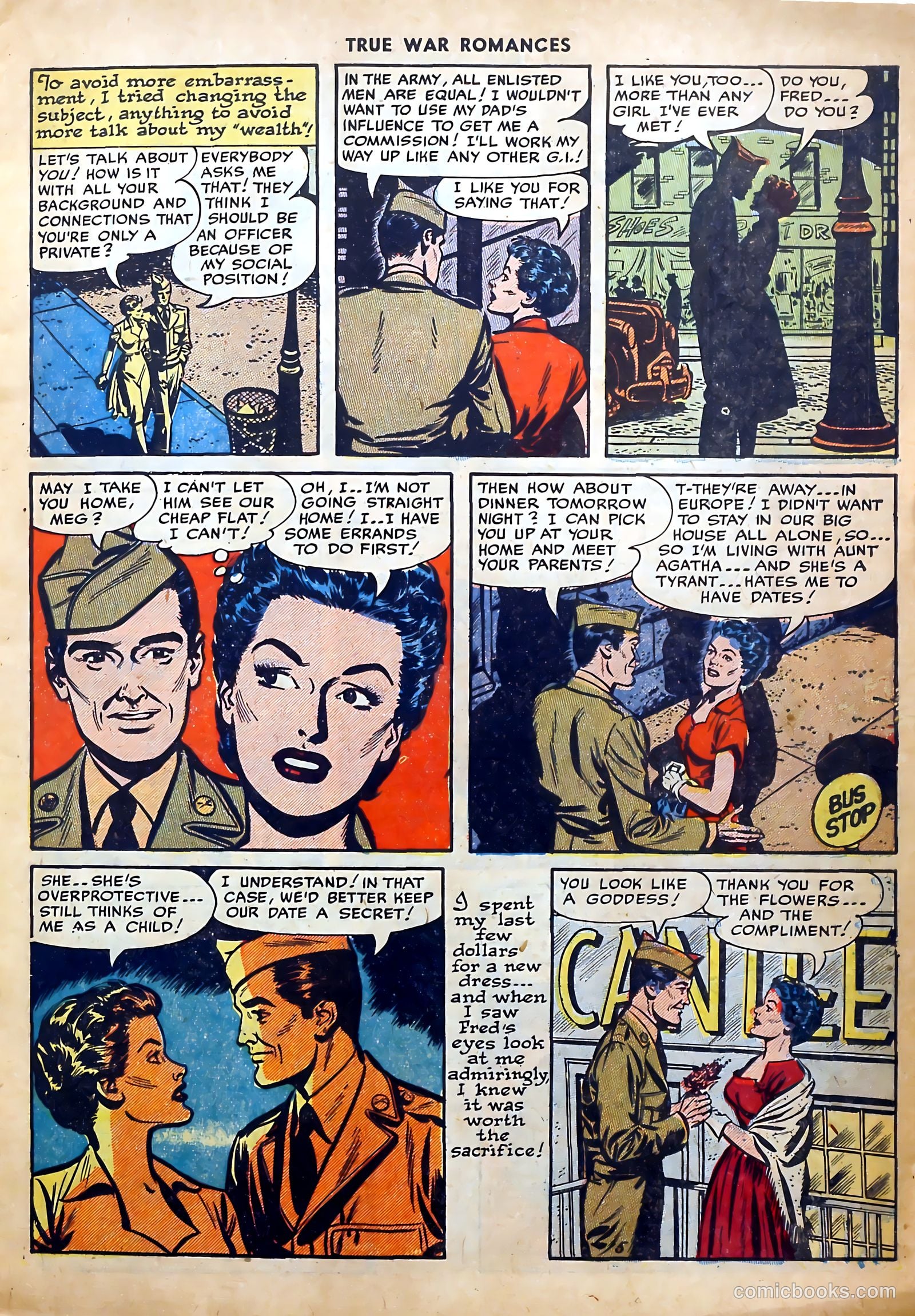 True War Romances #7 (1953) — page 7 of 36