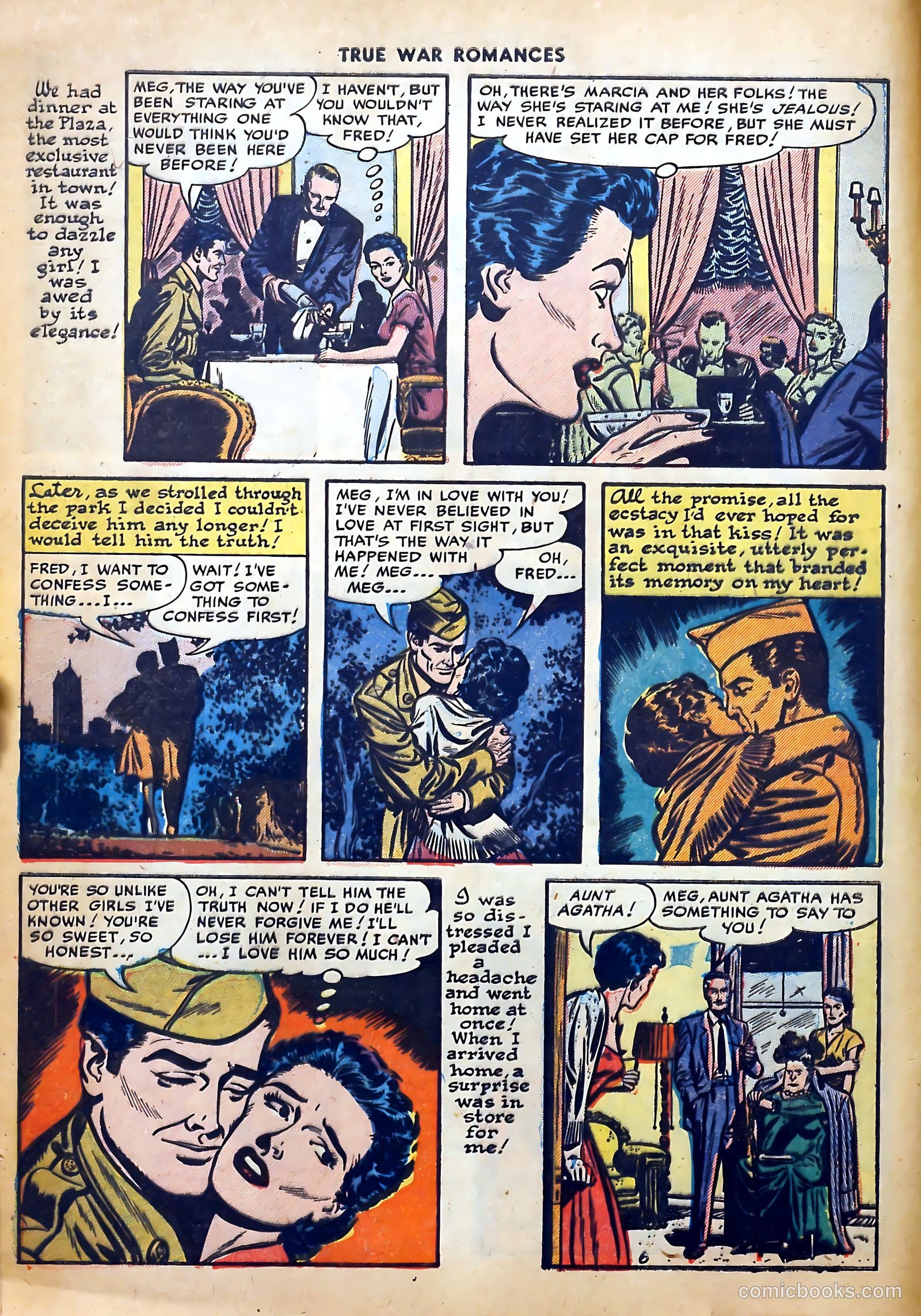 True War Romances #7 (1953) — page 8 of 36