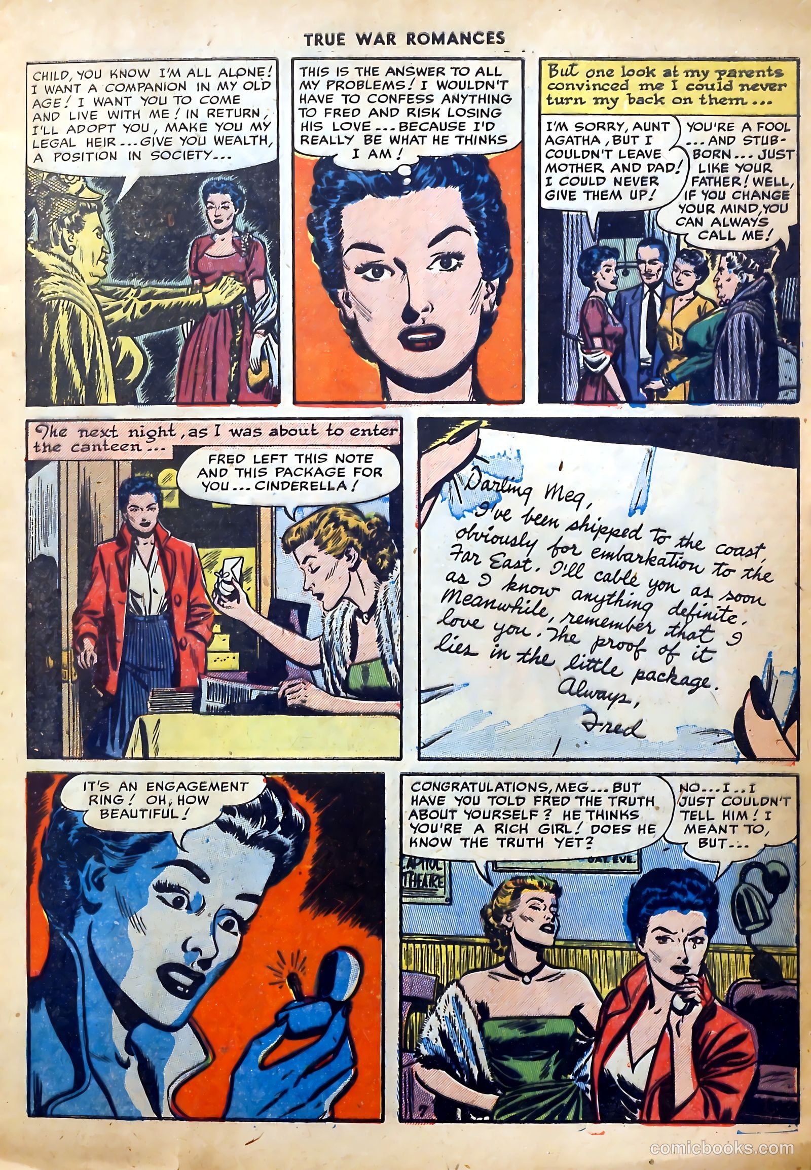 True War Romances #7 (1953) — page 9 of 36