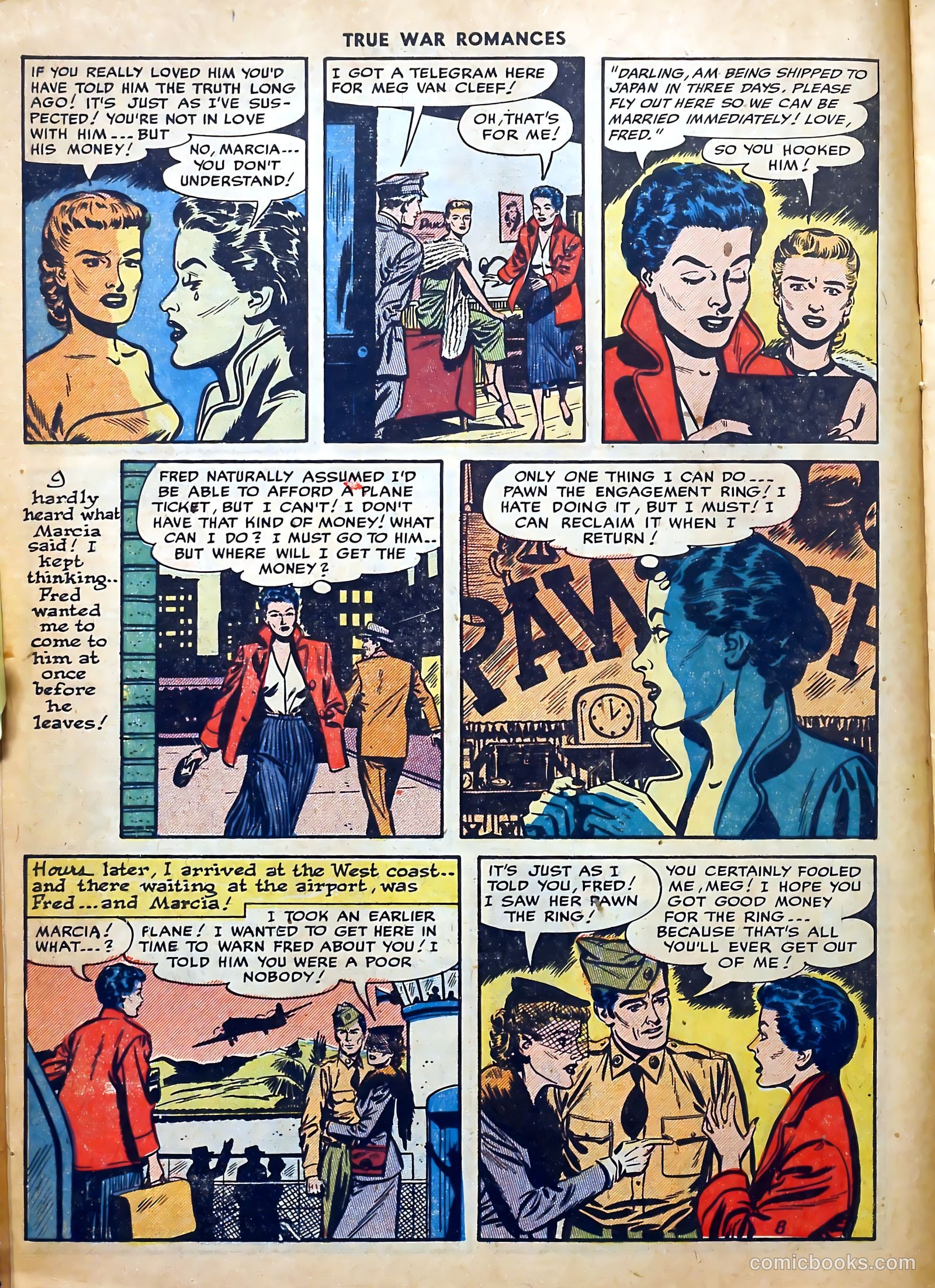 True War Romances #7 (1953) — page 10 of 36