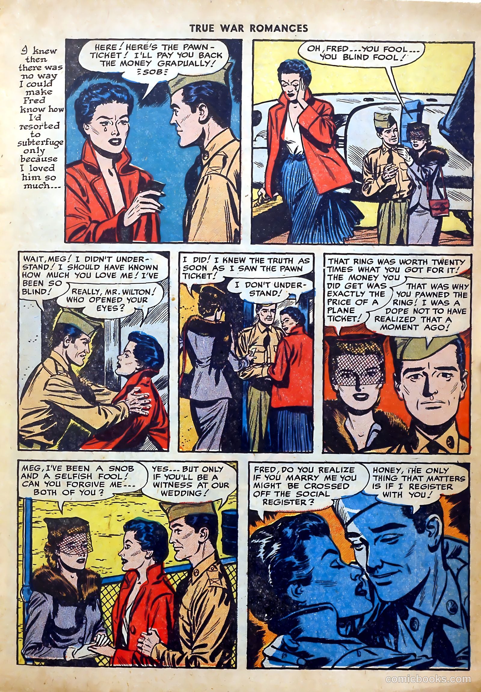 True War Romances #7 (1953) — page 11 of 36