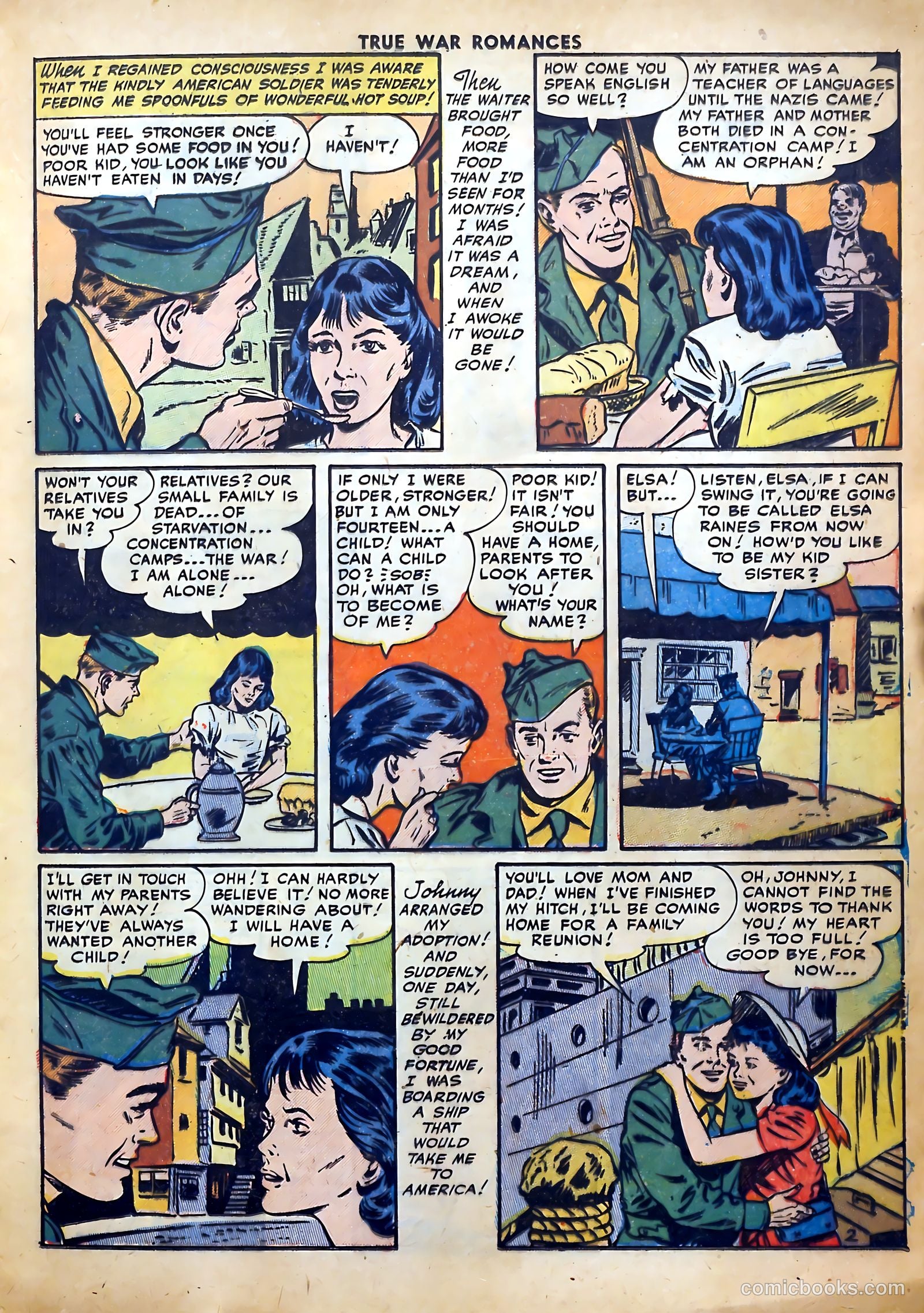 True War Romances #7 (1953) — page 13 of 36