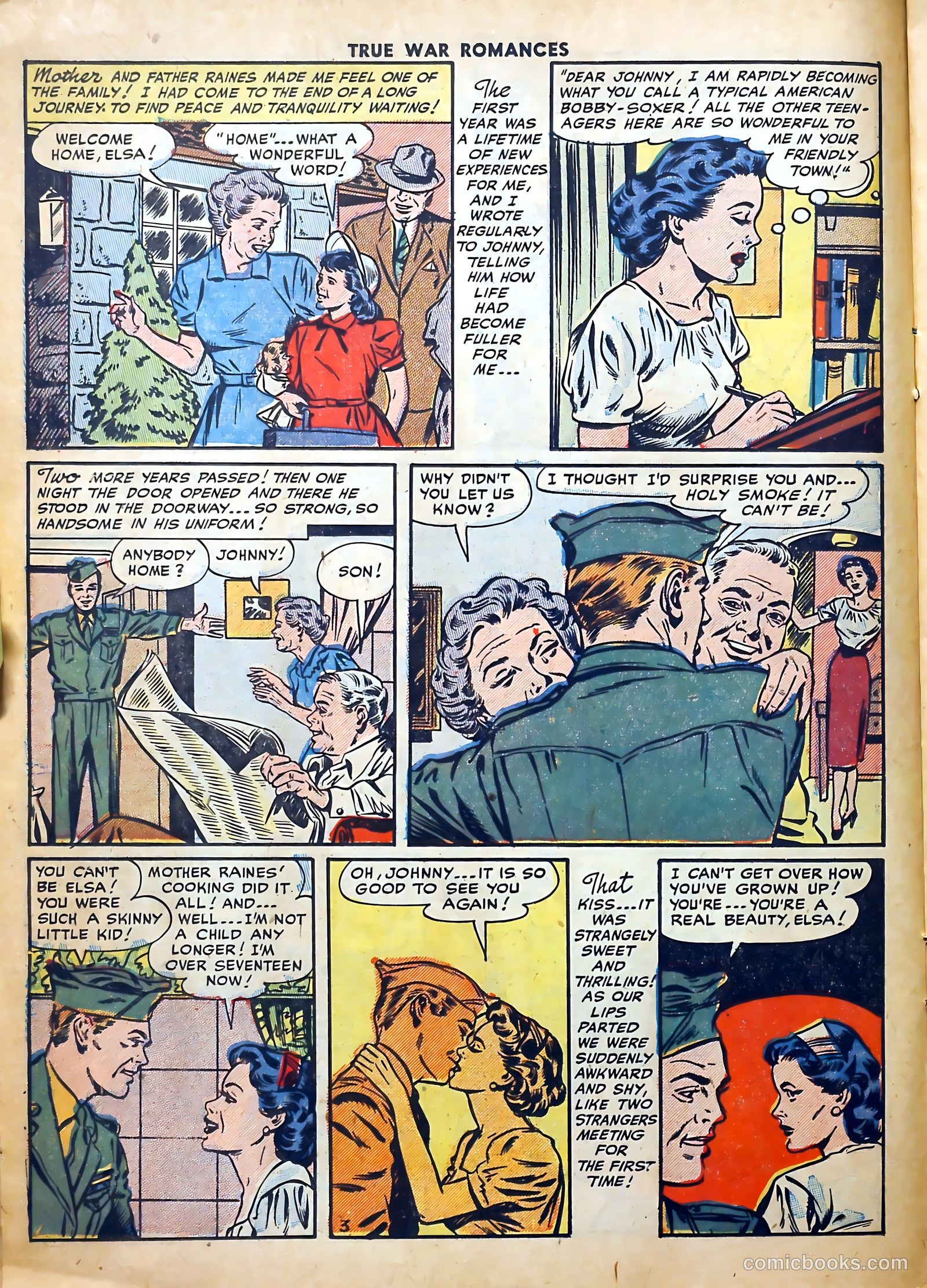 True War Romances #7 (1953) — page 14 of 36