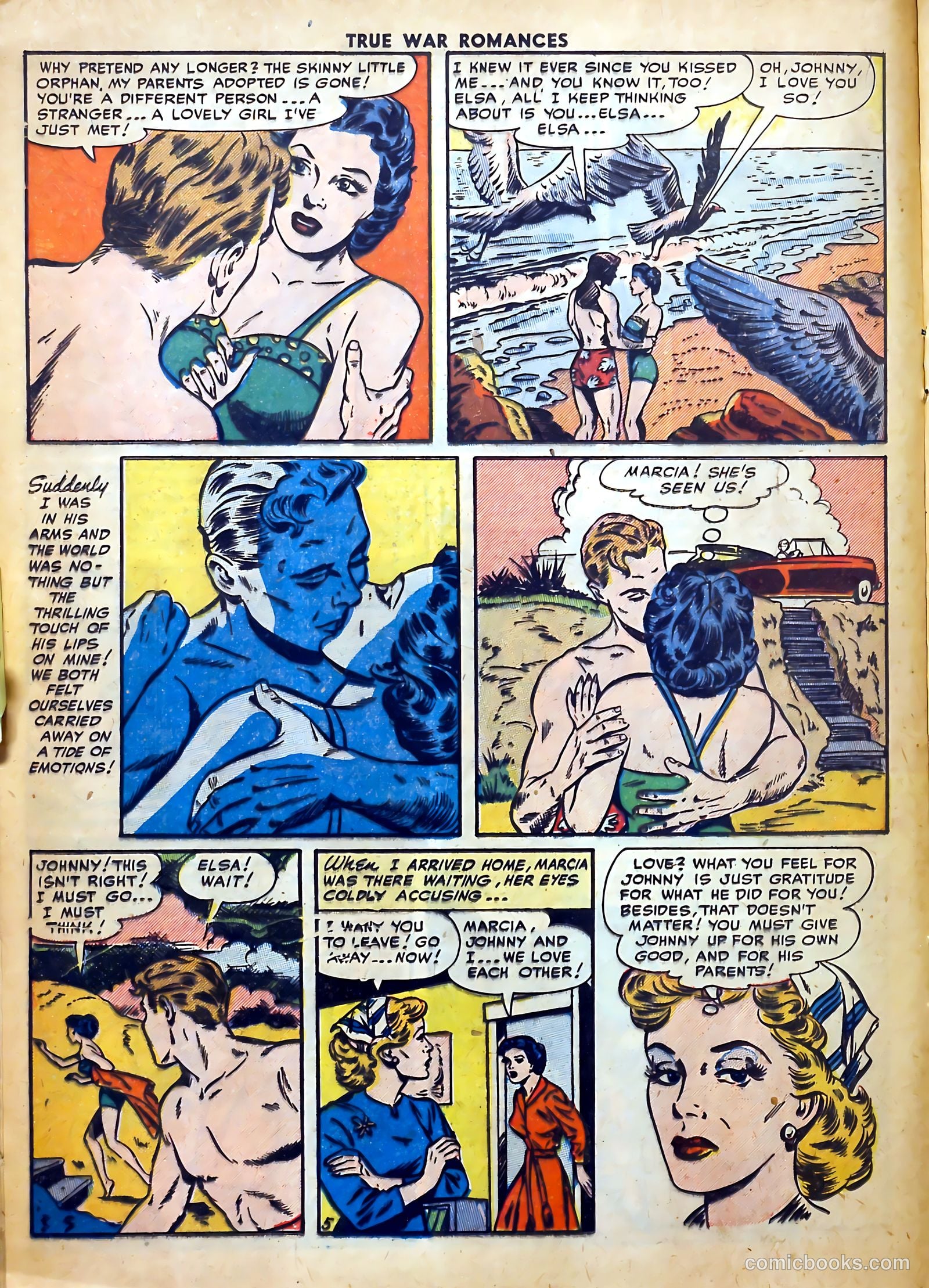 True War Romances #7 (1953) — page 16 of 36