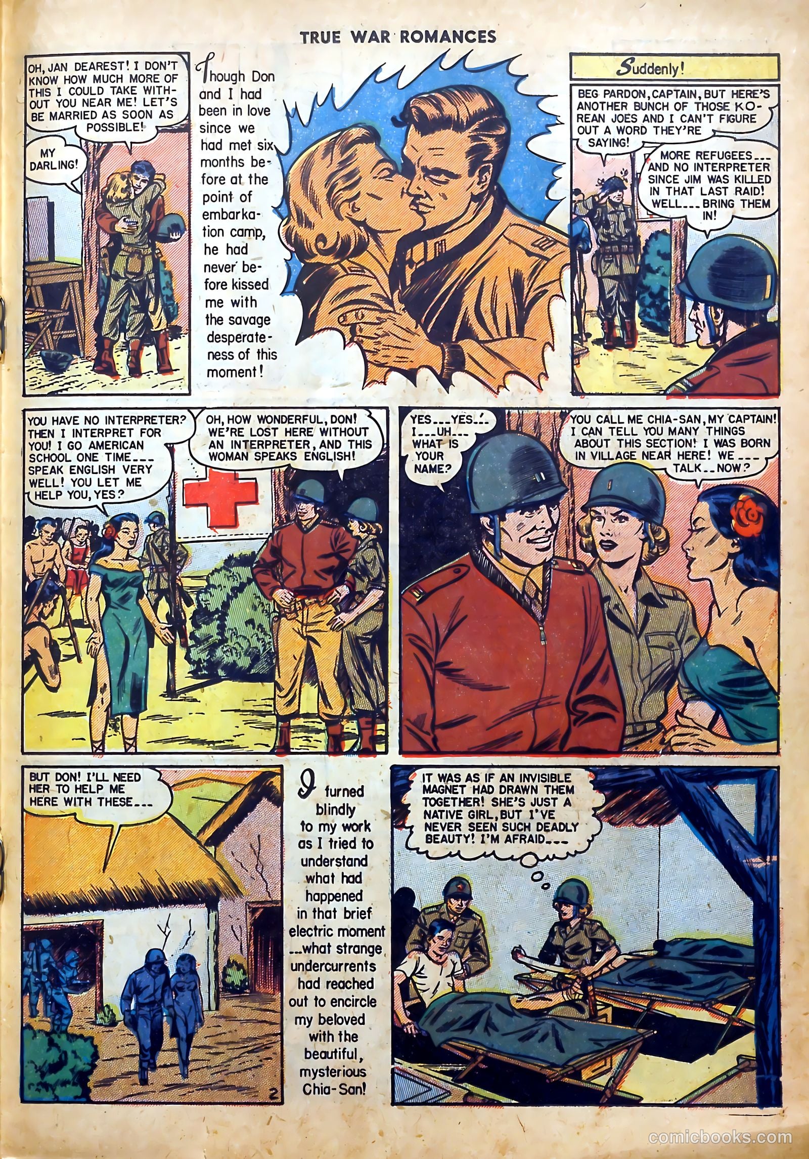True War Romances #7 (1953) — page 19 of 36
