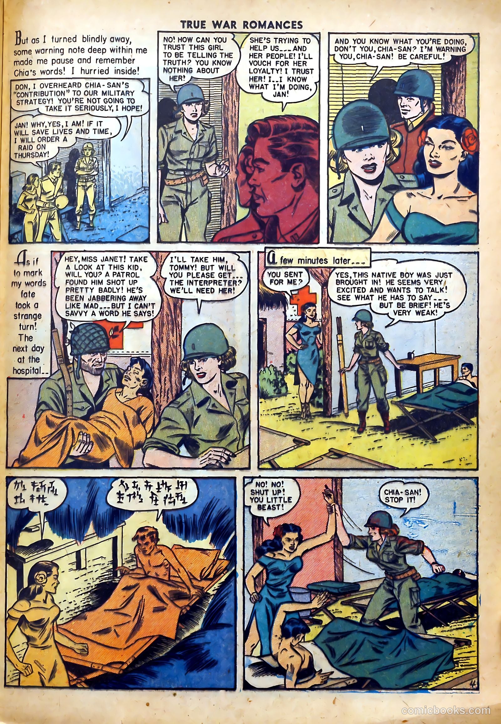 True War Romances #7 (1953) — page 21 of 36