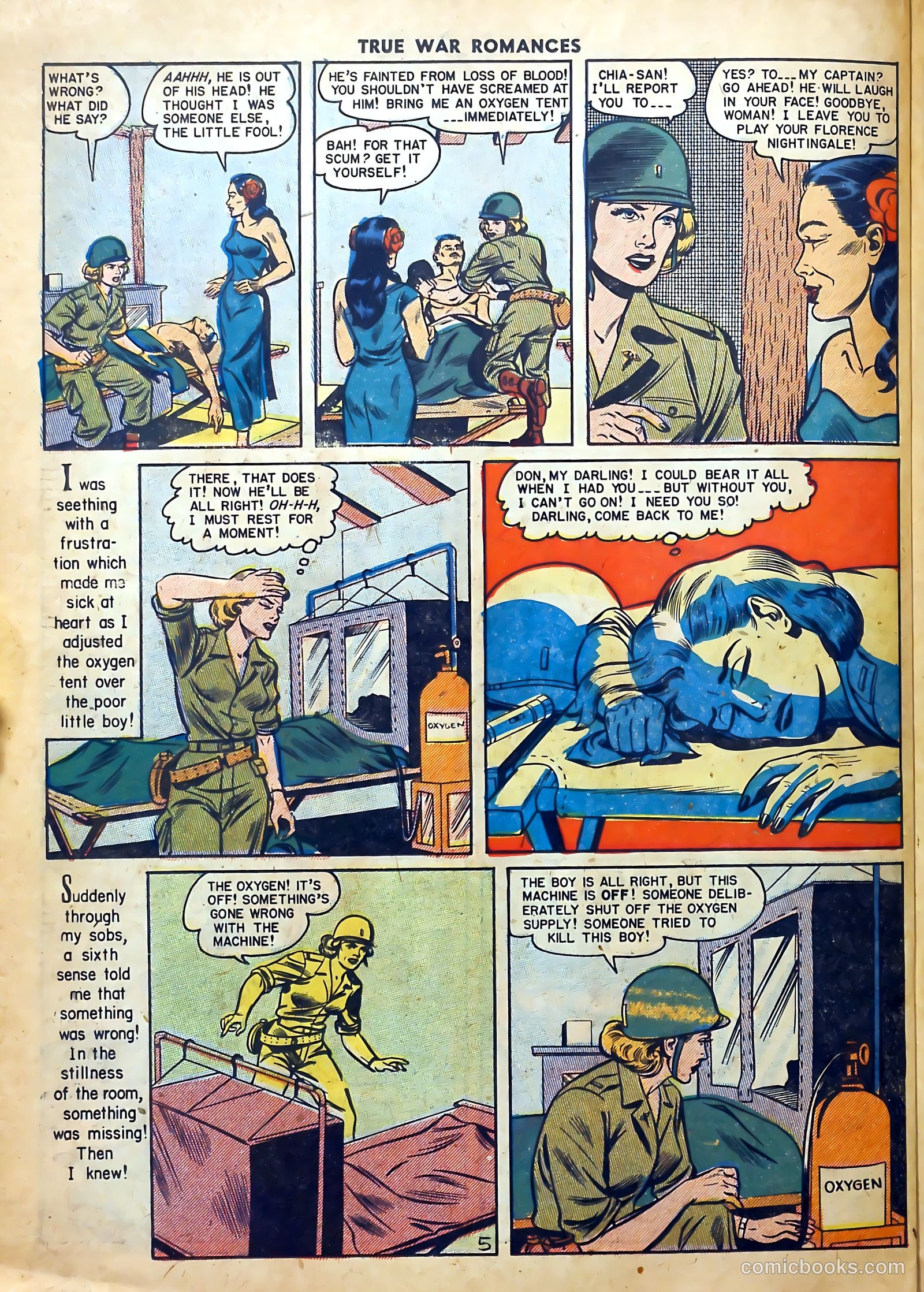 True War Romances #7 (1953) — page 22 of 36