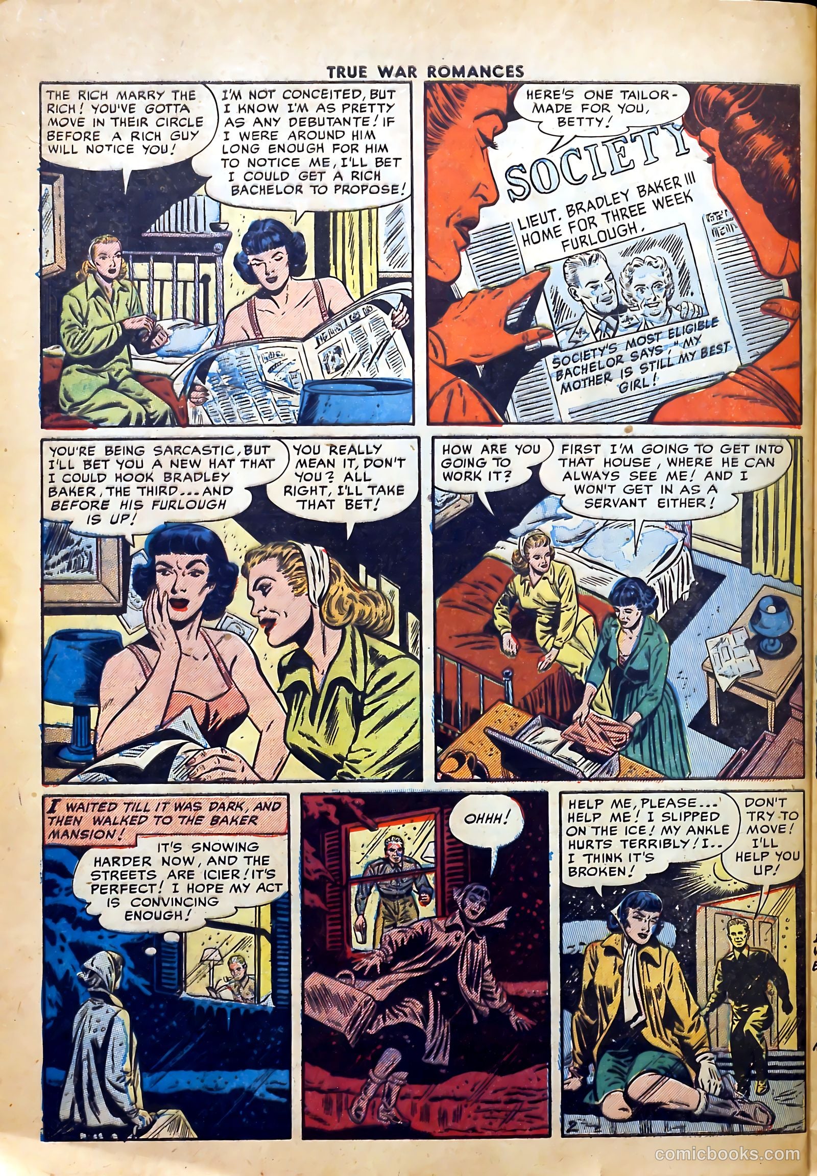 True War Romances #7 (1953) — page 28 of 36