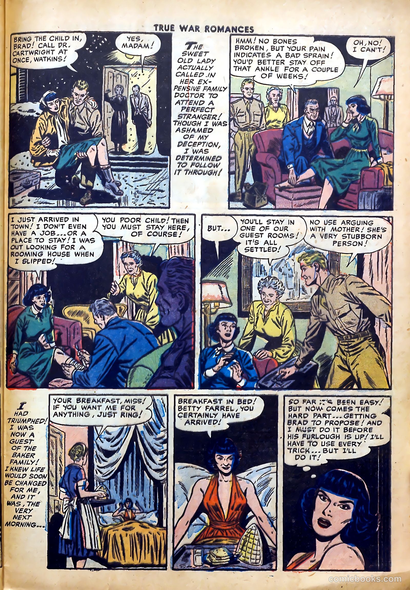 True War Romances #7 (1953) — page 29 of 36