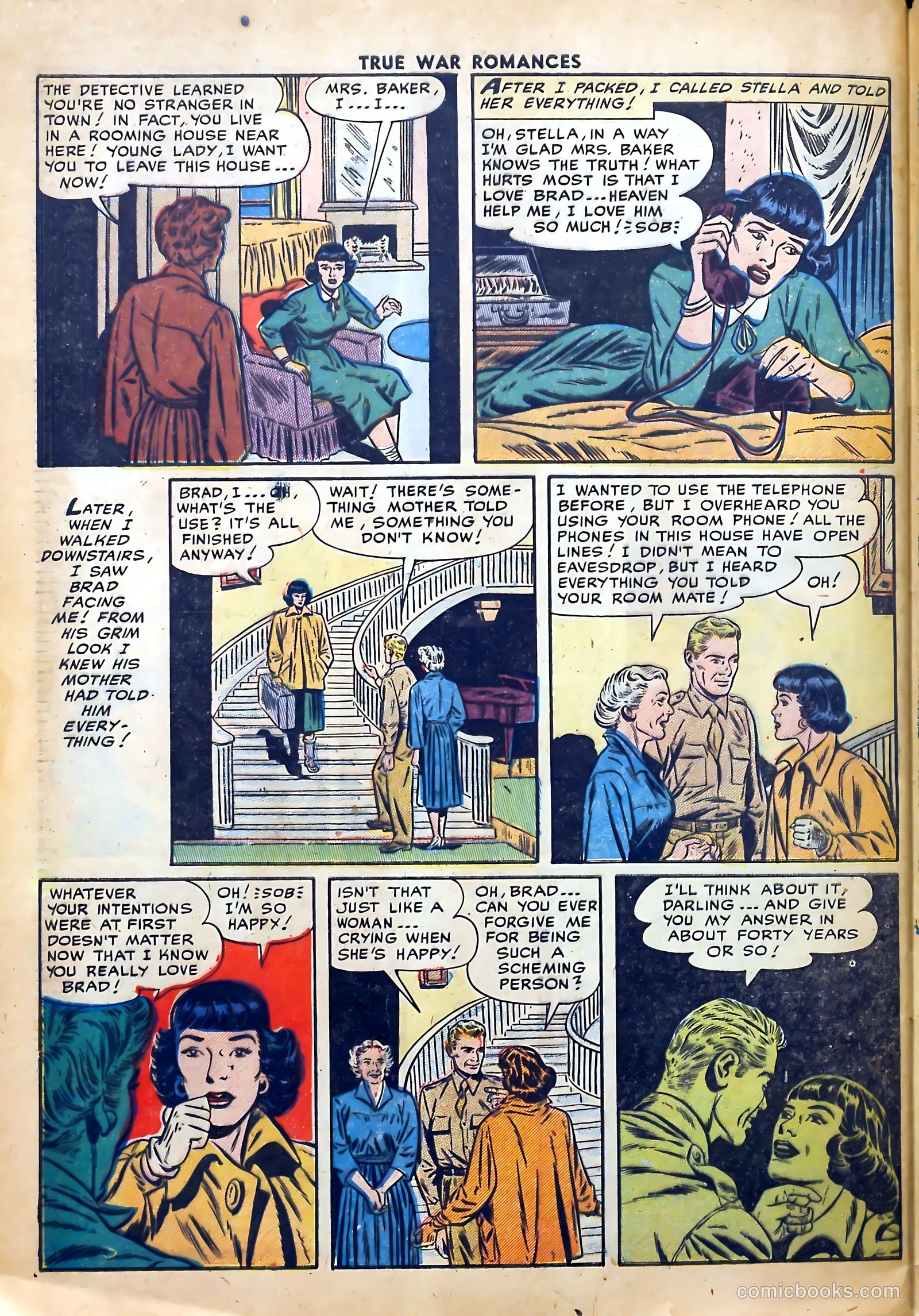 True War Romances #7 (1953) — page 32 of 36