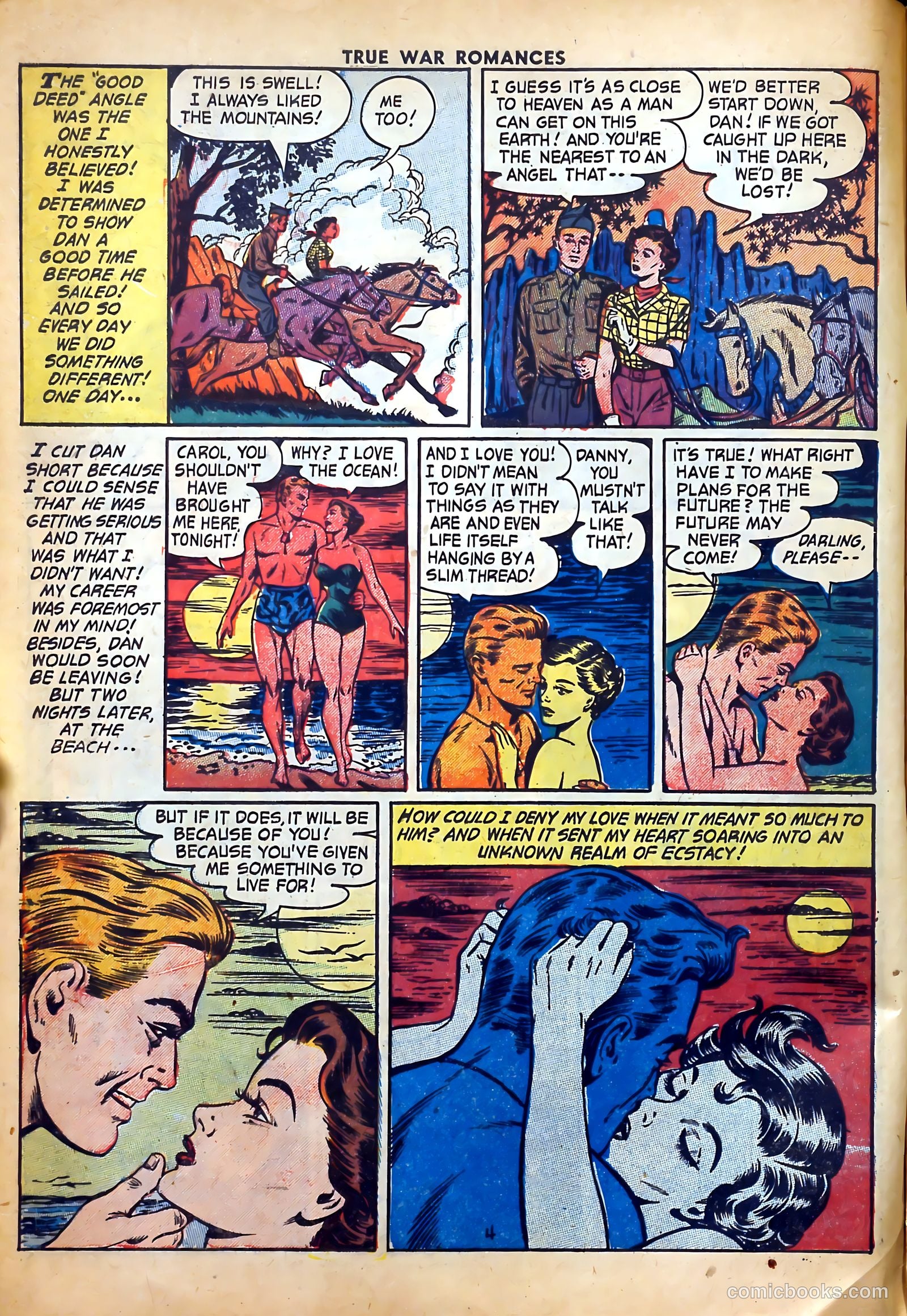 True War Romances #8 (1953) — page 6 of 36