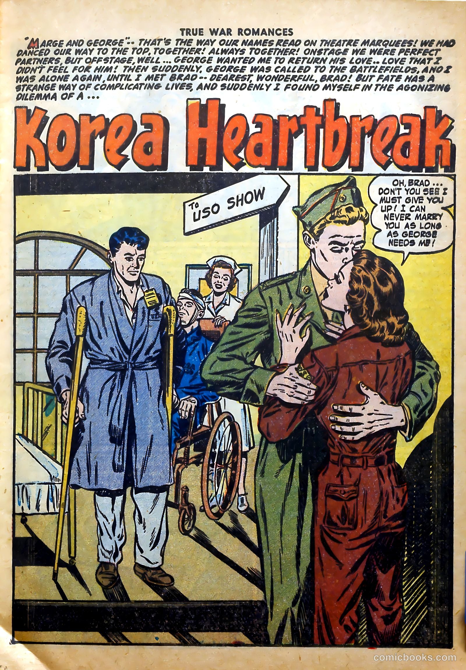 True War Romances #8 (1953) — page 9 of 36