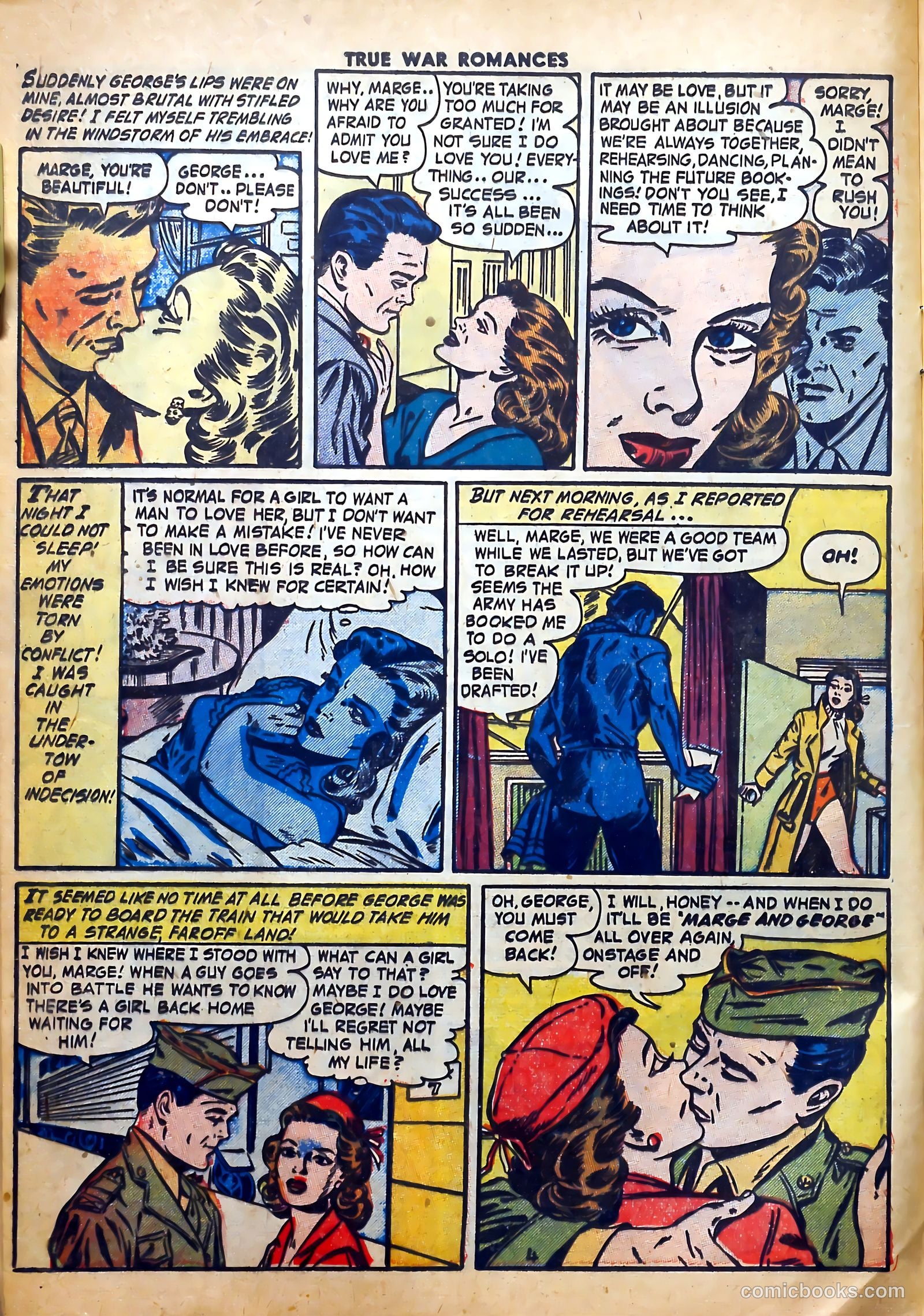 True War Romances #8 (1953) — page 12 of 36
