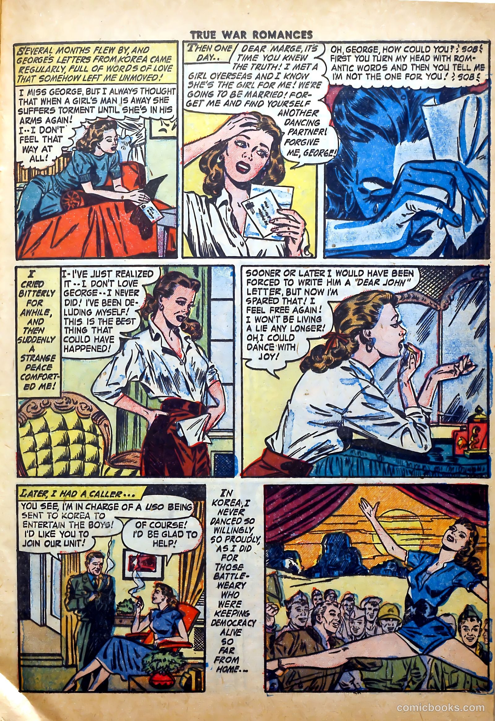 True War Romances #8 (1953) — page 13 of 36